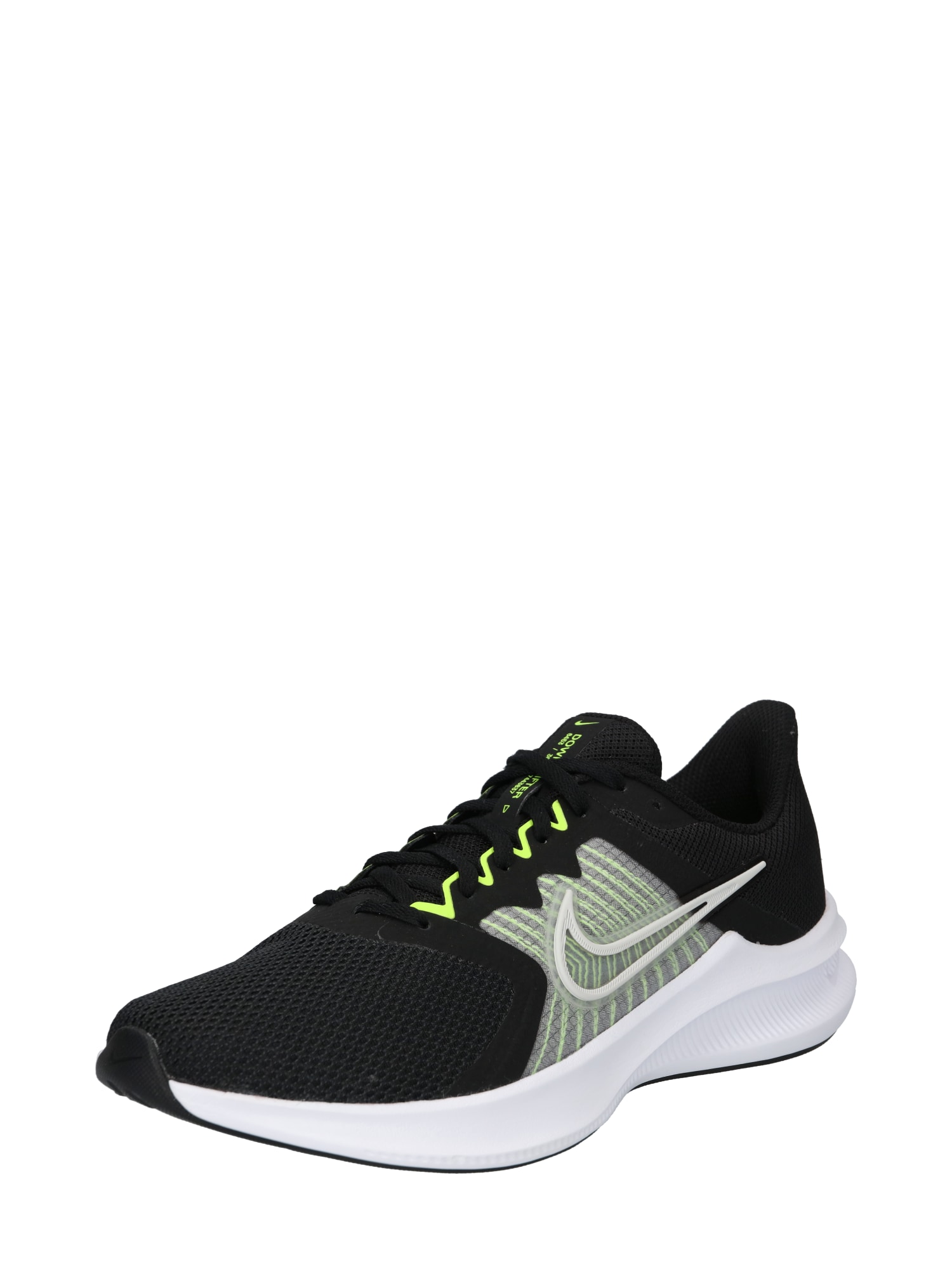 NIKE Tekaški čevelj 'DOWNSHIFTER 11'  neonsko rumena / črna / bela