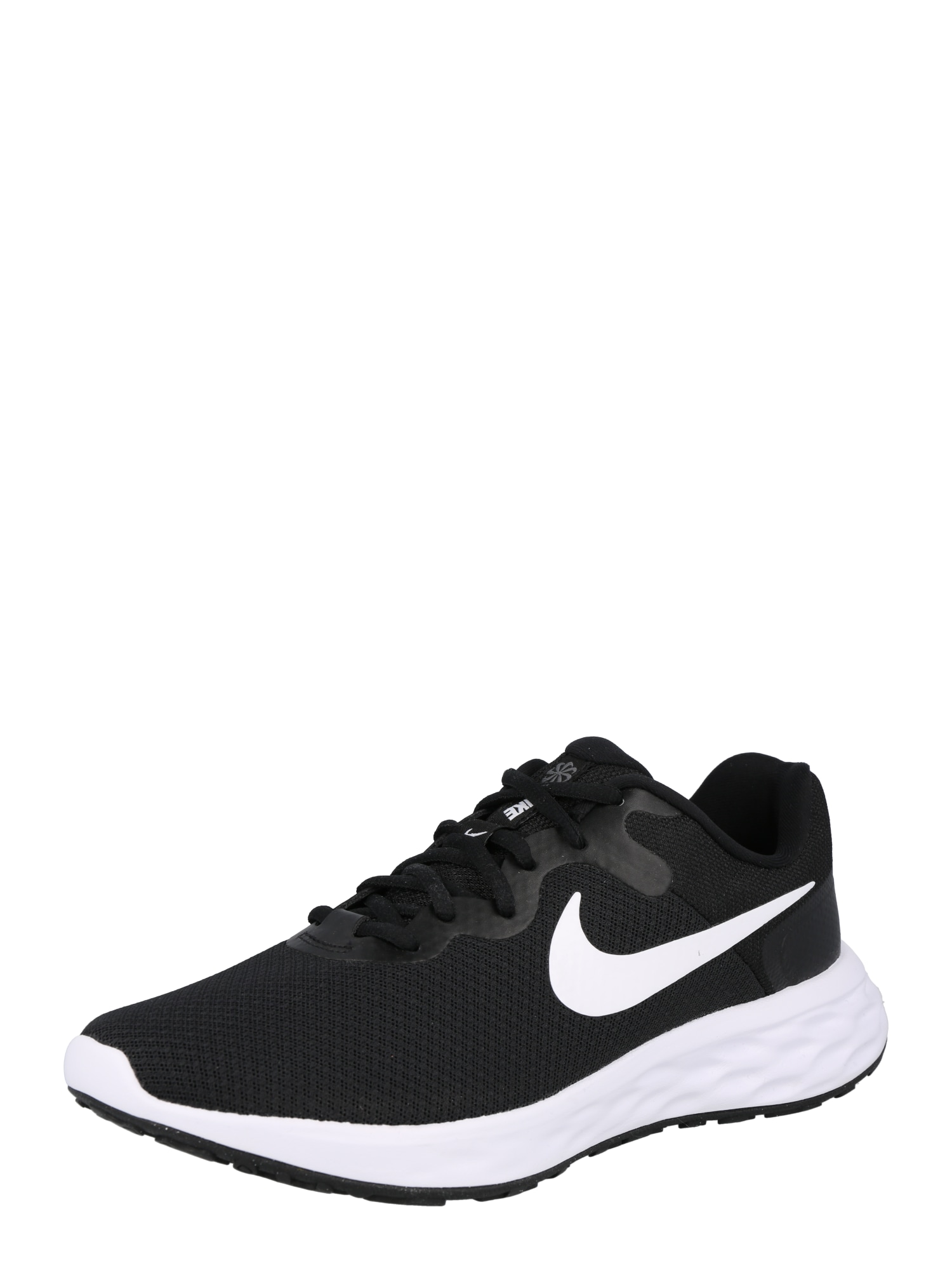 NIKE Tekaški čevelj 'Revolution'  črna / bela