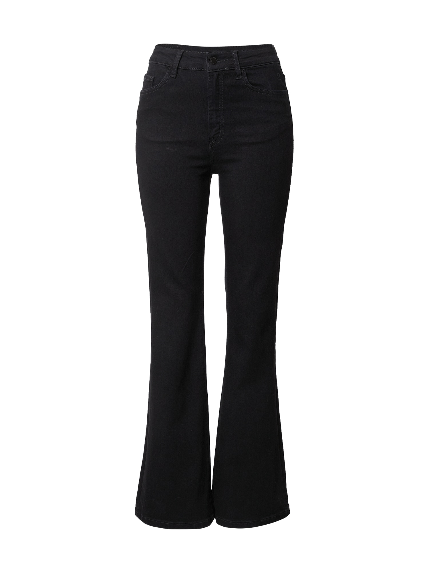 NU-IN Kavbojke  črn denim