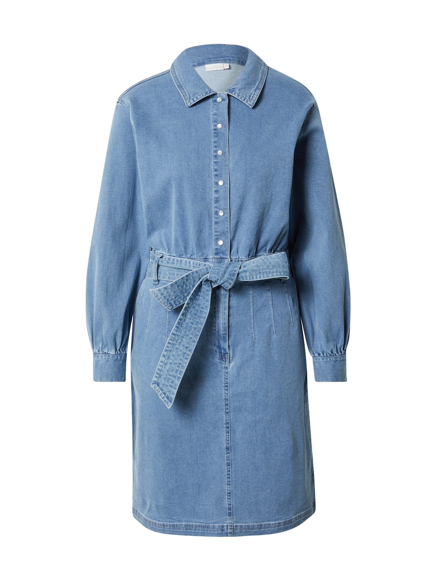 NÜMPH Dolga srajca 'Nanna'  moder denim