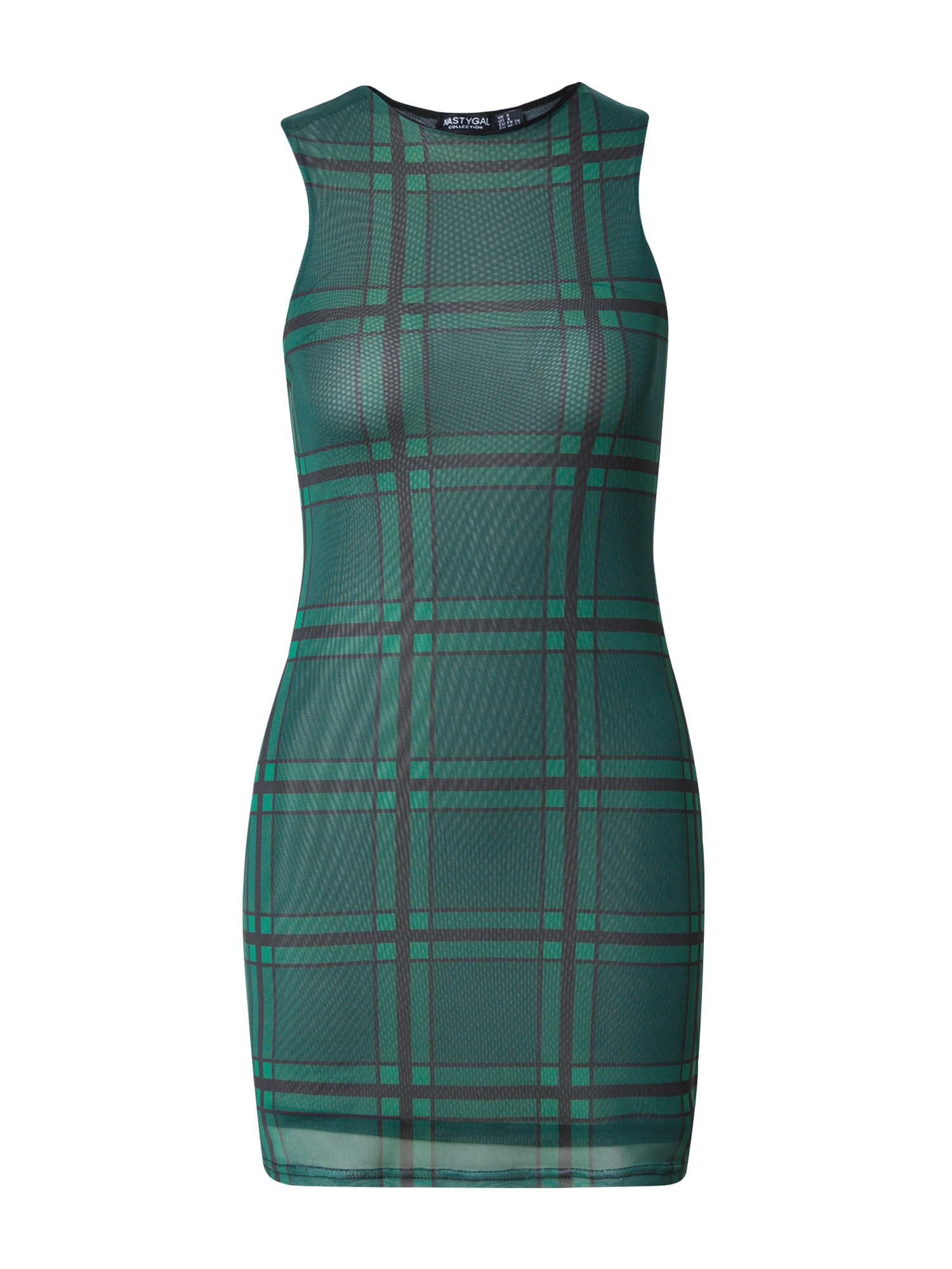 Nasty Gal Obleka  zelena / črna