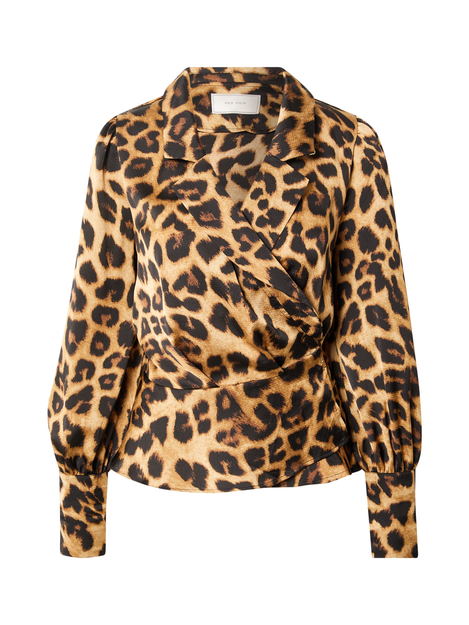 Neo Noir Bluza 'Maura'  chamois / svetlo rjava / črna