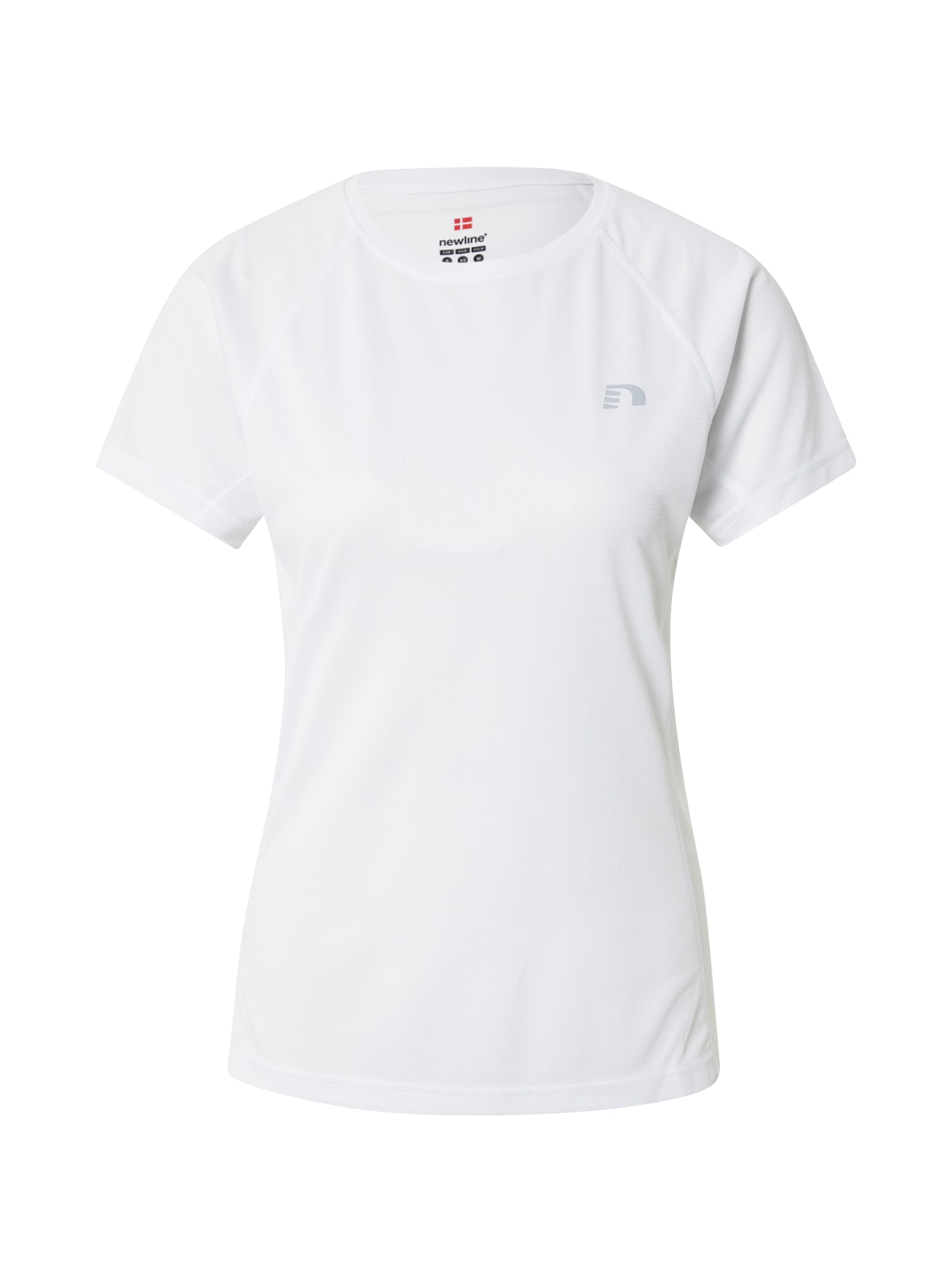 Newline Funkcionalna majica  siva / naravno bela
