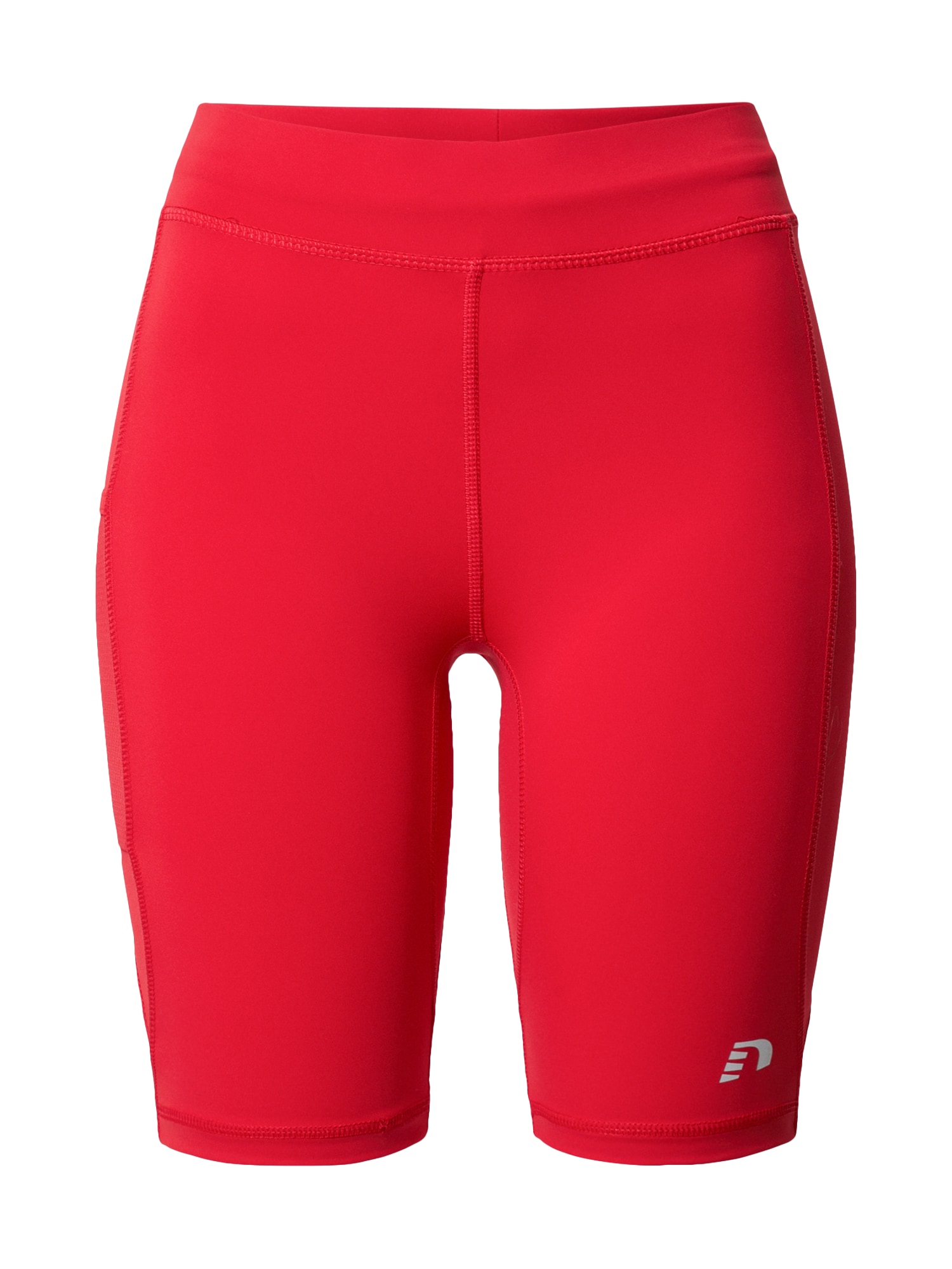 Newline Športne hlače  svetlo siva / rdeča