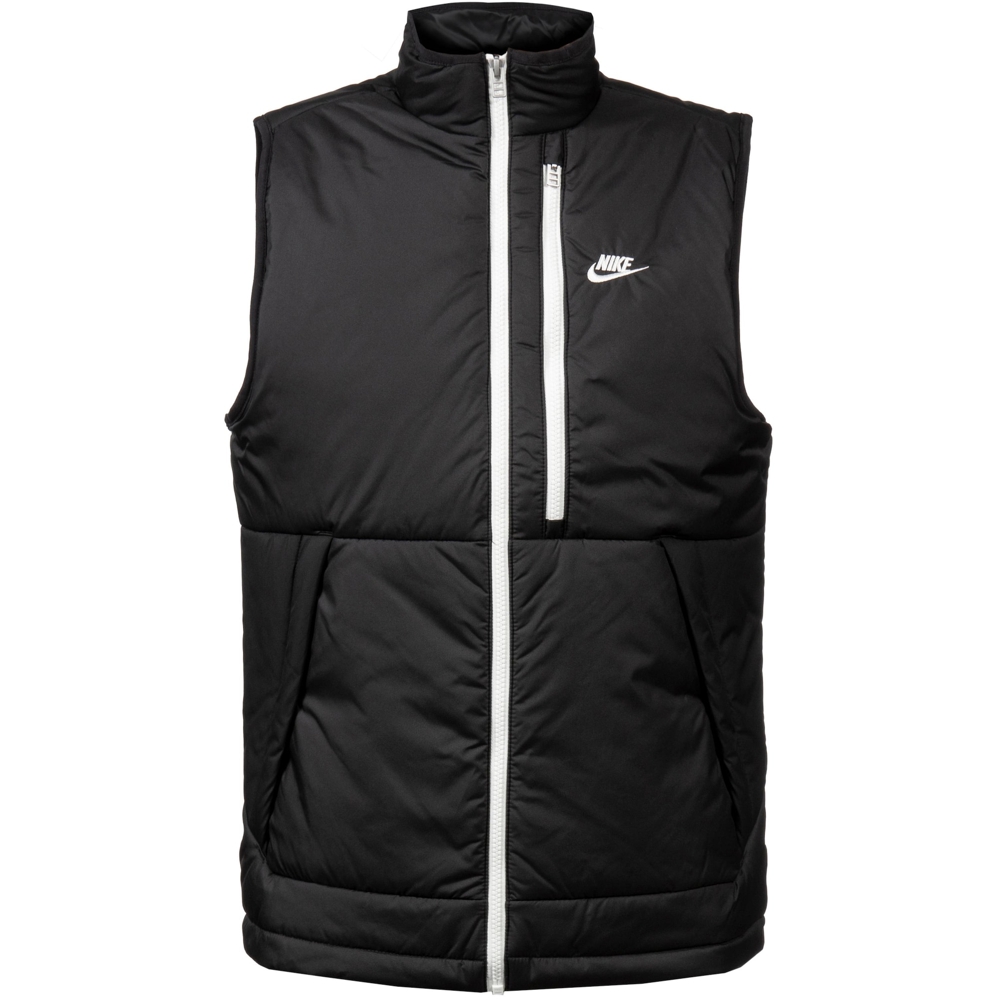 Nike Sportswear Brezrokavnik  črna / bela
