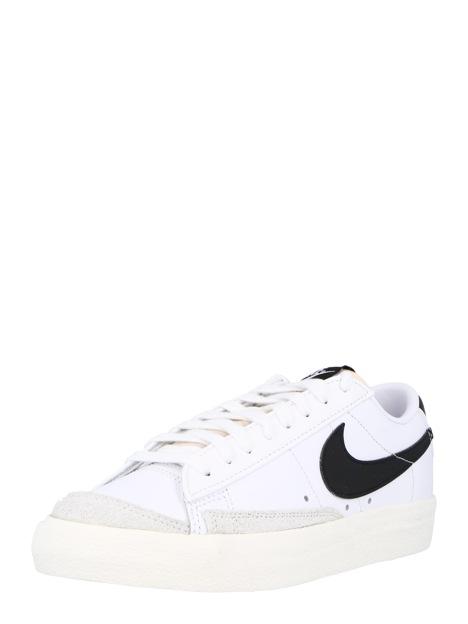 Nike Sportswear Nizke superge 'Blazer 77'  črna / bela / jajčna lupina