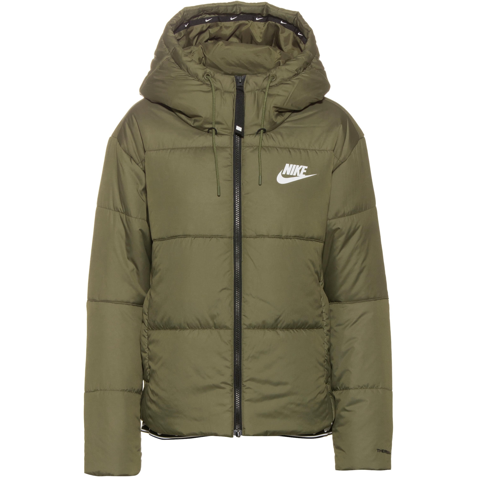 Nike Sportswear Prehodna jakna  kaki / bela
