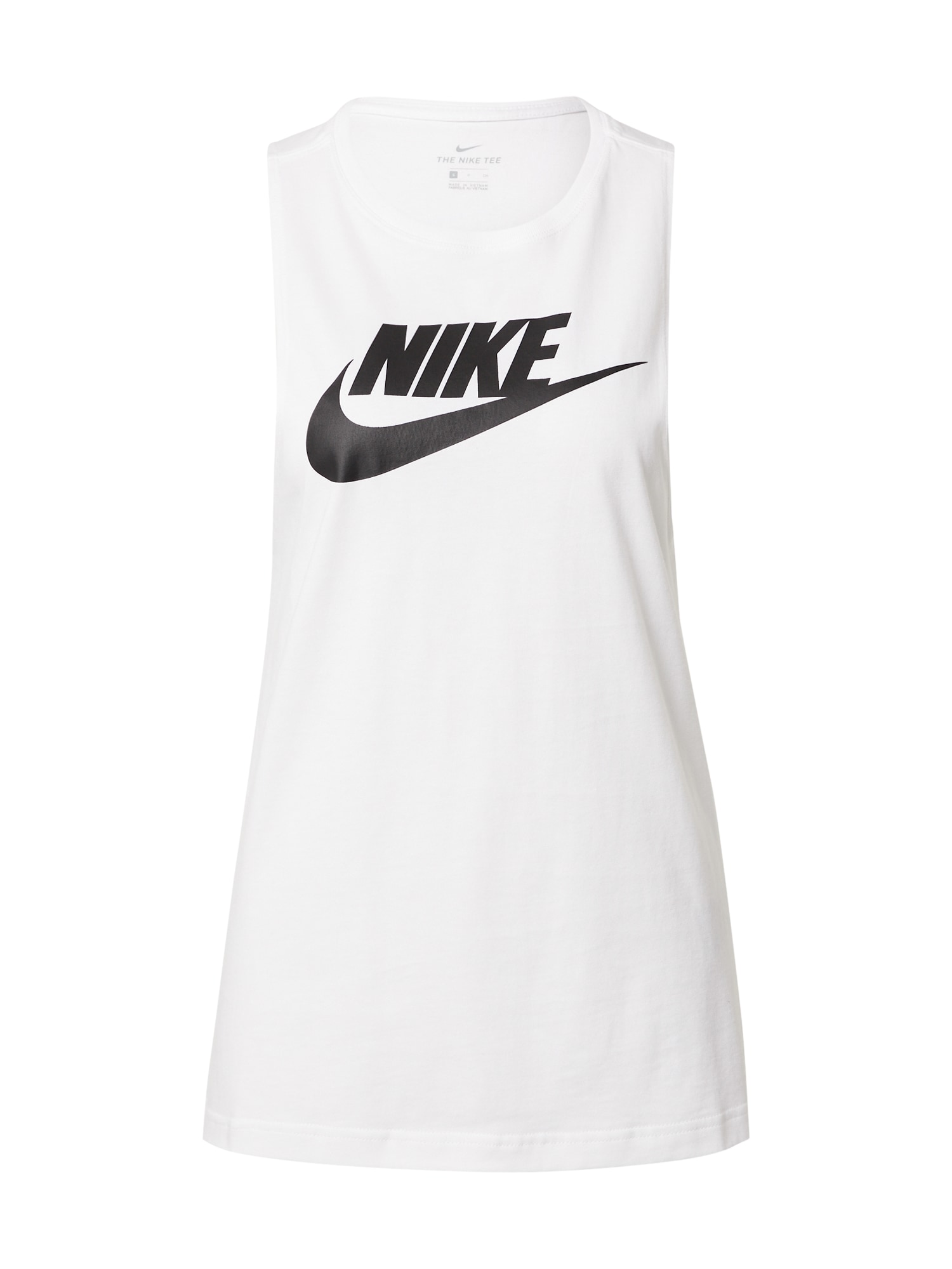 Nike Sportswear Top  črna / bela