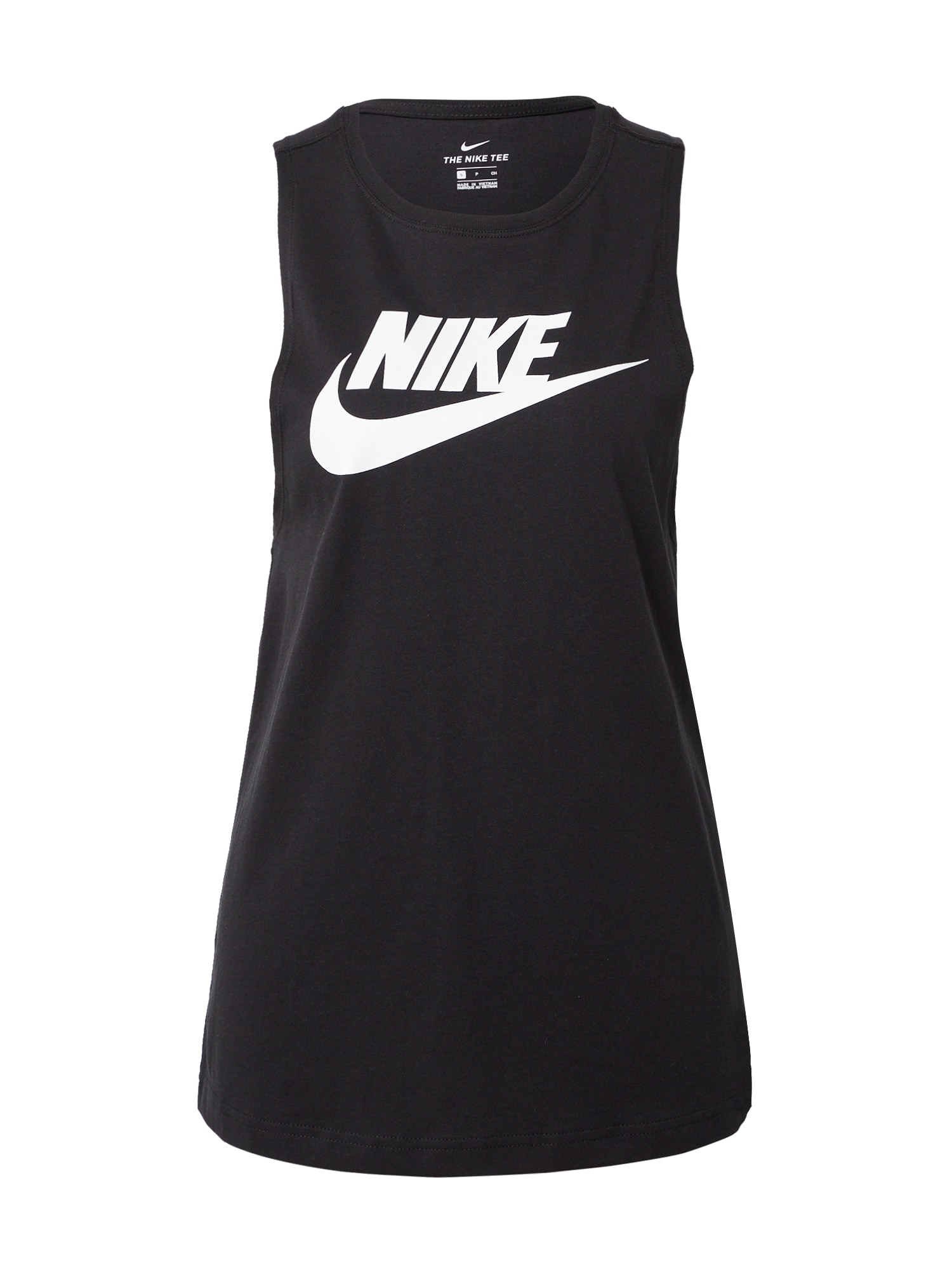 Nike Sportswear Top  črna / bela