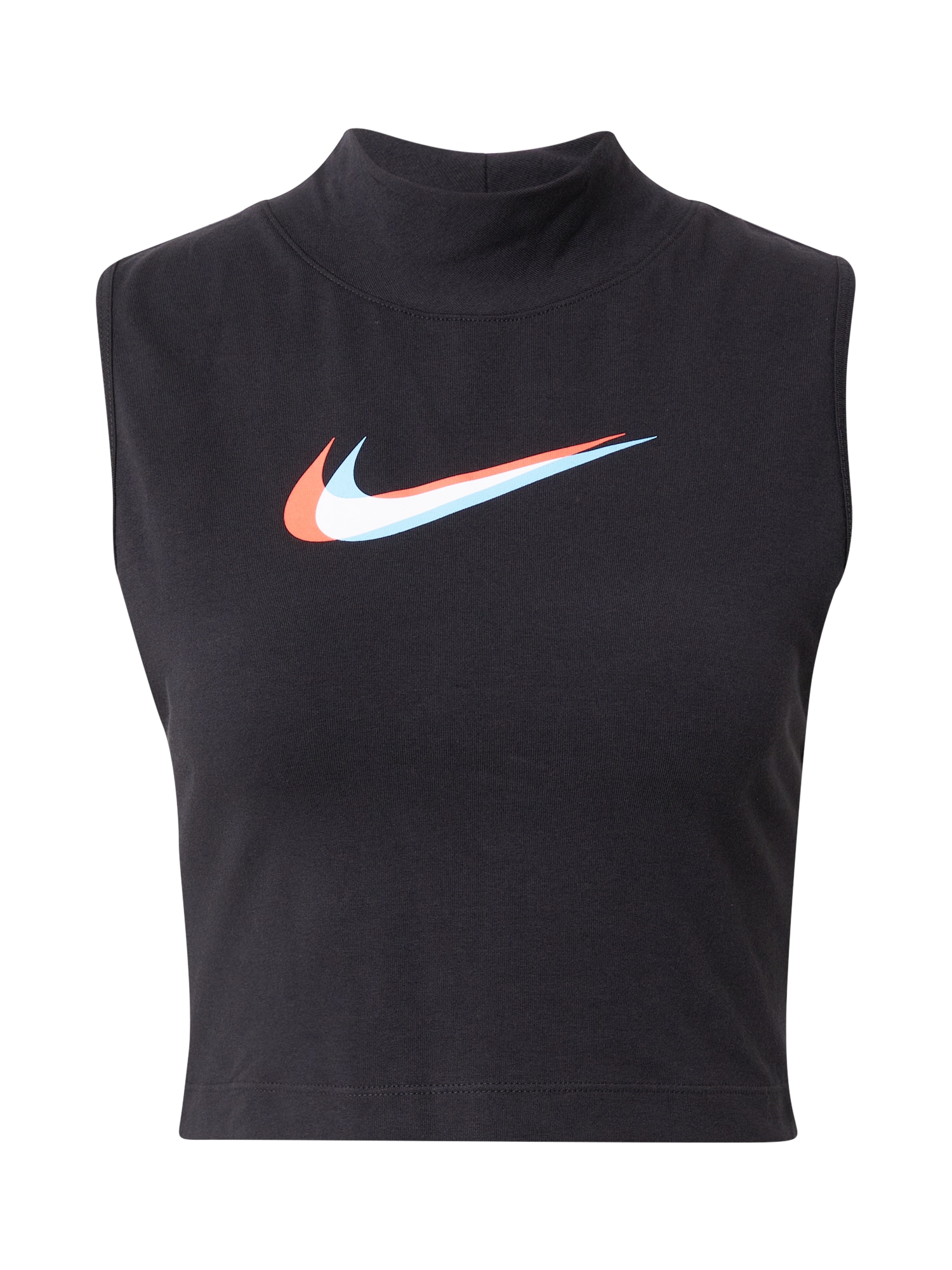 Nike Sportswear Top  oranžna / črna / bela