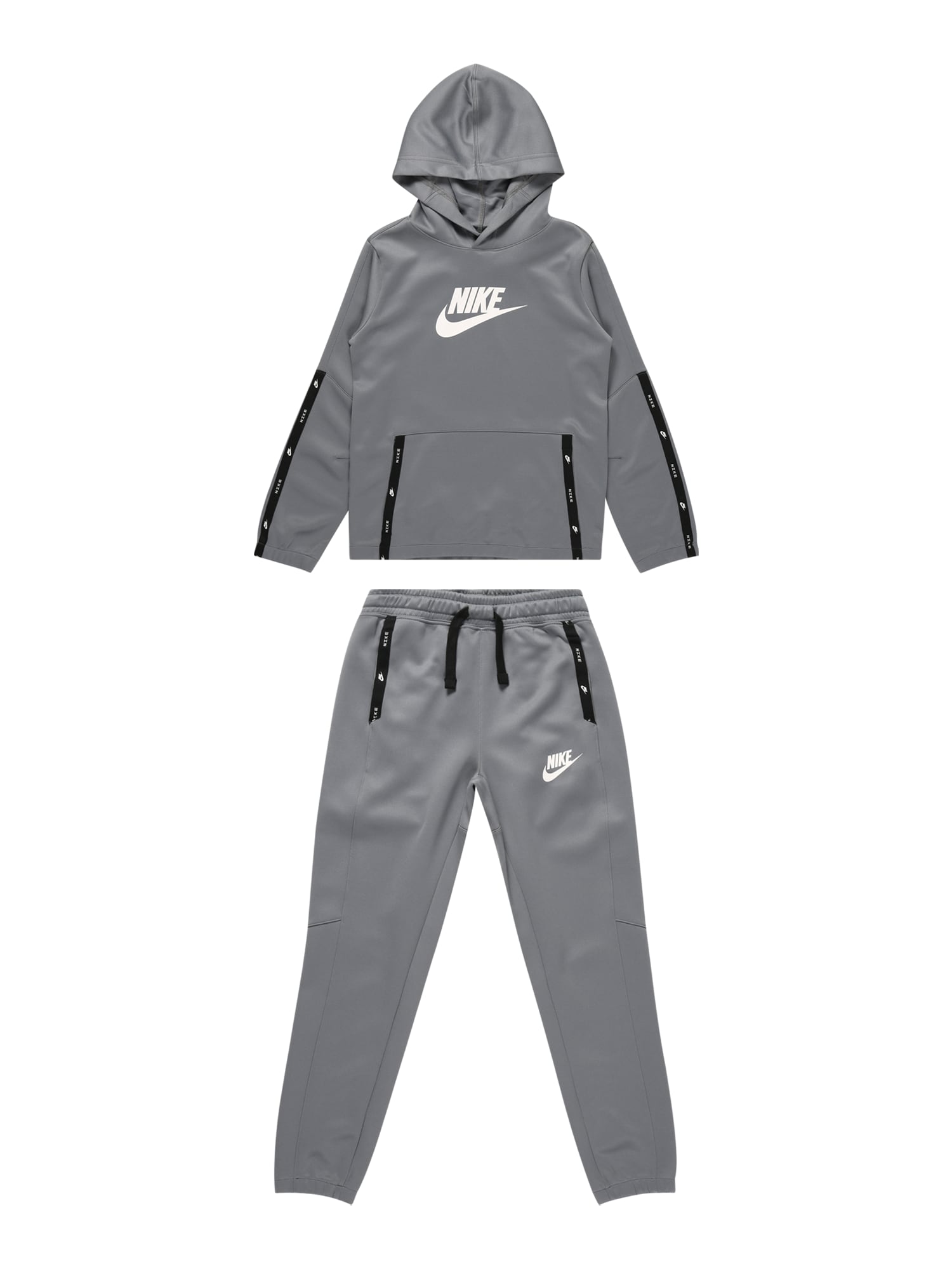 Nike Sportswear Trenirka za tek  siva / črna / bela