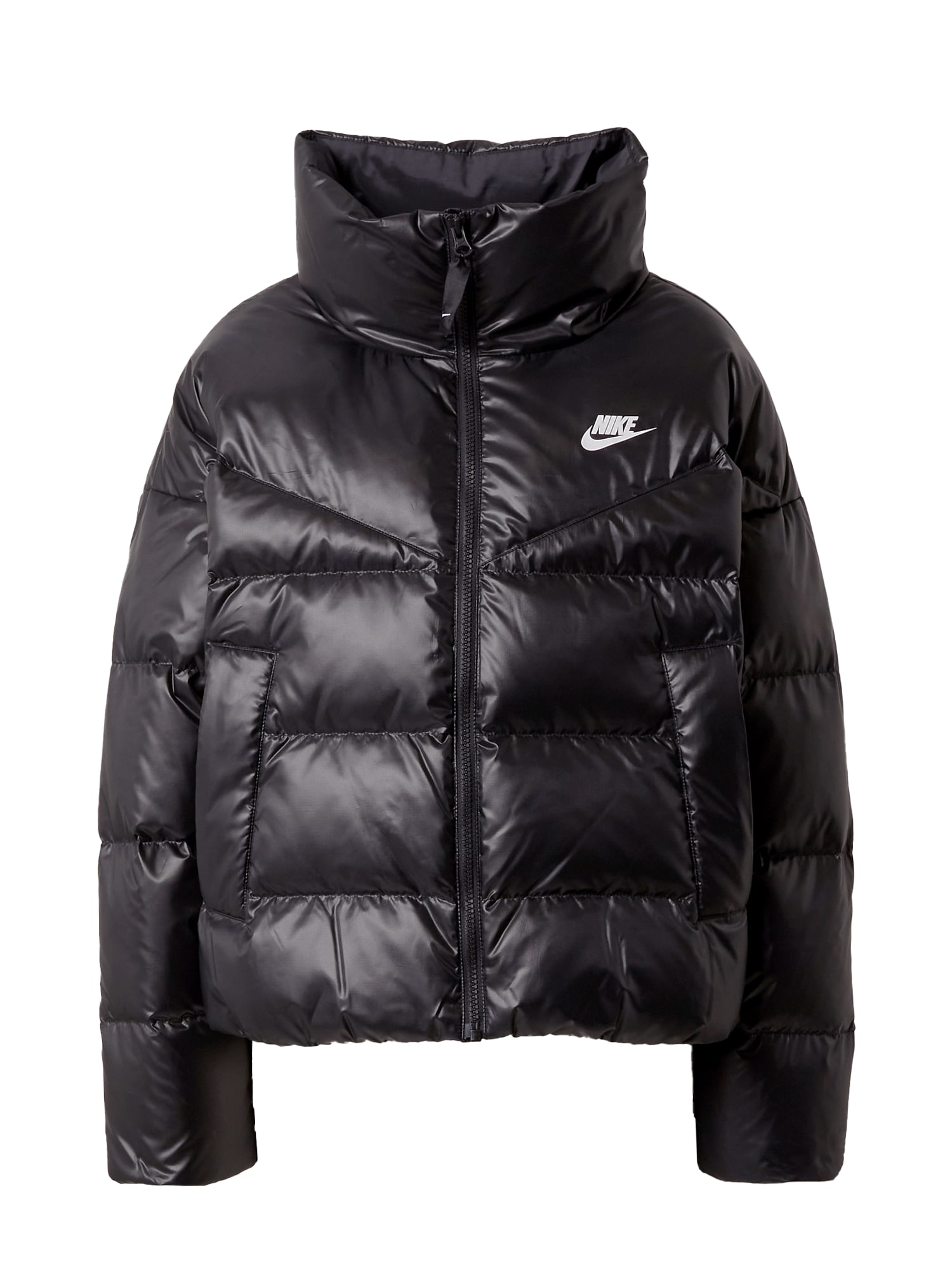 Nike Sportswear Zimska jakna  črna / bela