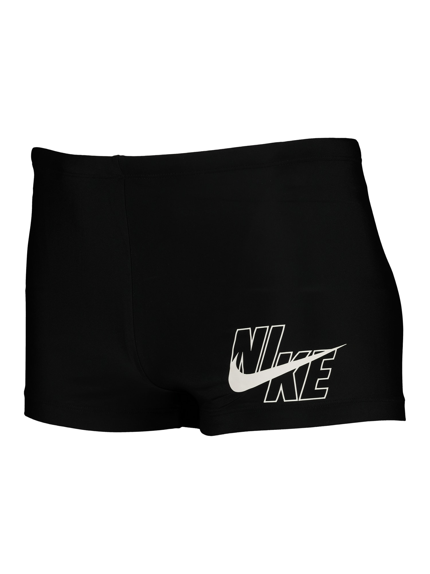 Nike Swim Športne kopalne hlače  črna / bela