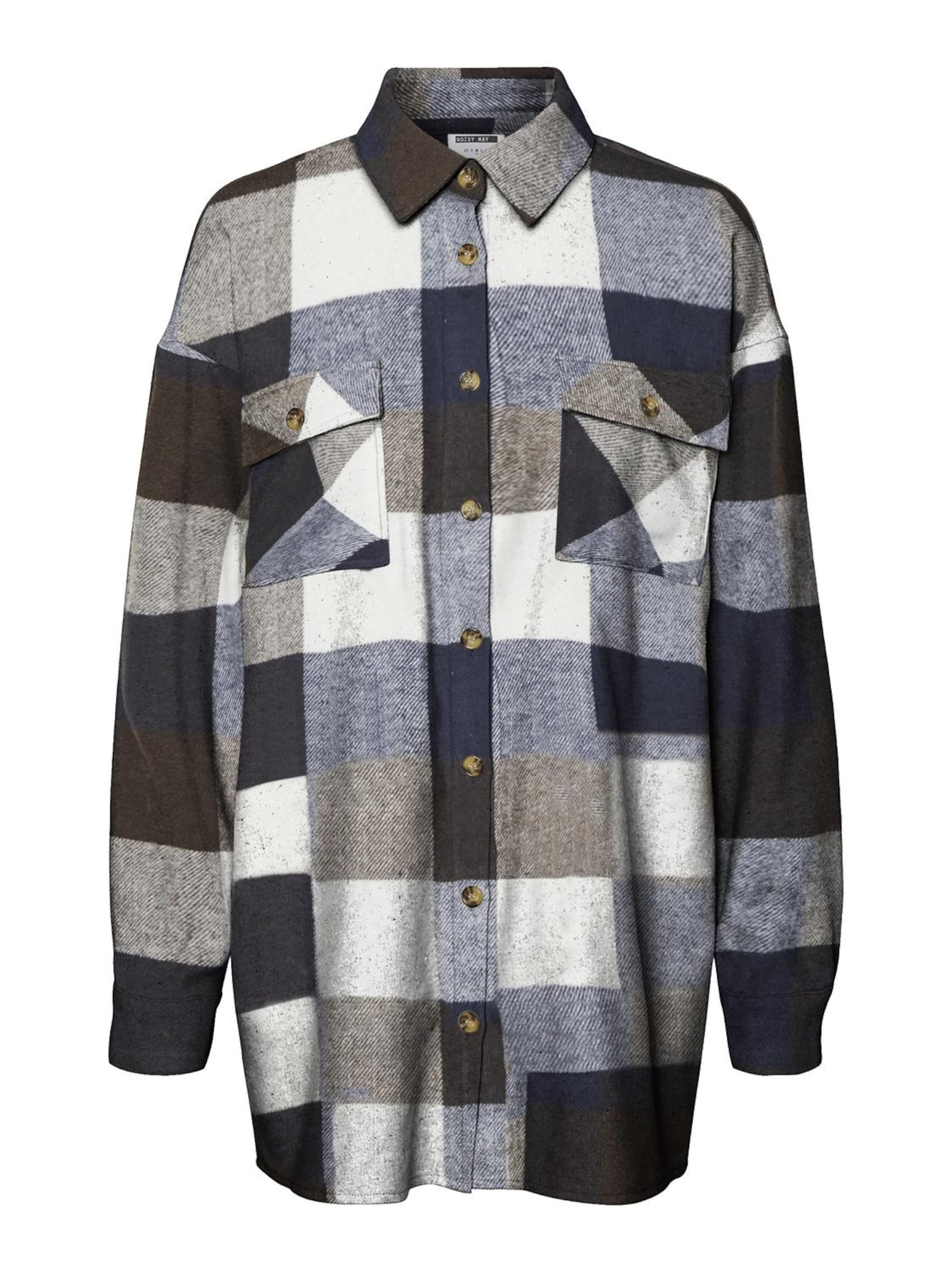 Noisy may Bluza 'Flanny'  marine / progasto modra / pikčasto rjava / bela