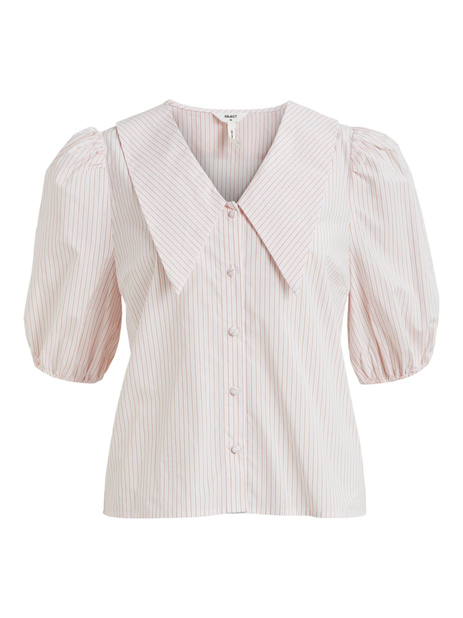 OBJECT Bluza 'Mahin'  svetlo rjava / bela