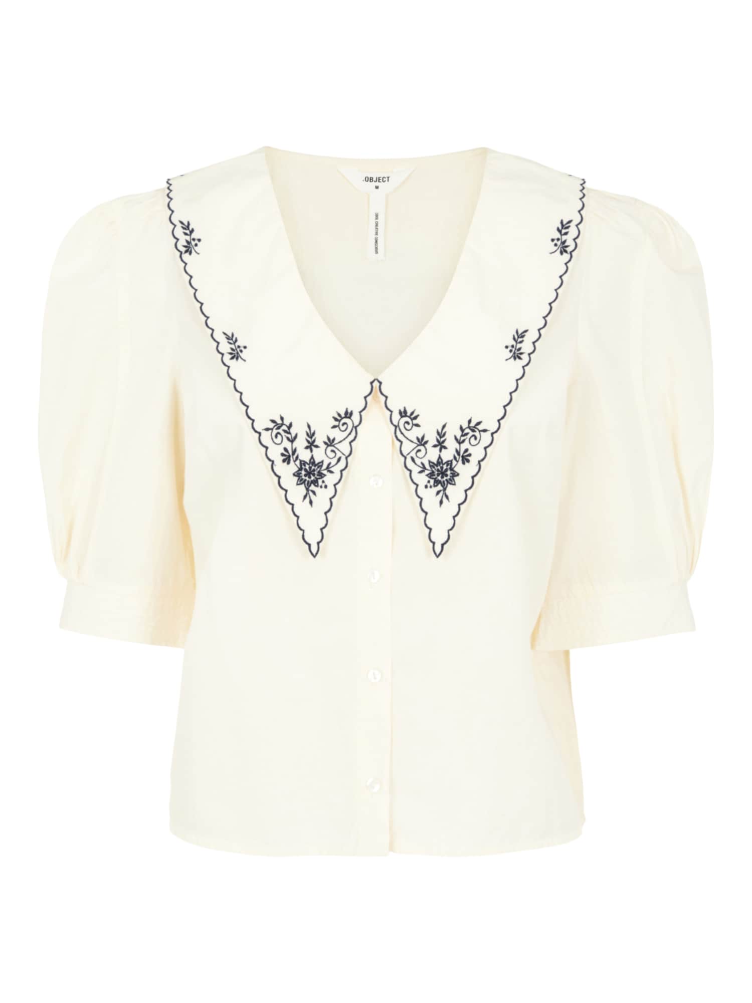 OBJECT Bluza 'Nida'  črna / bela