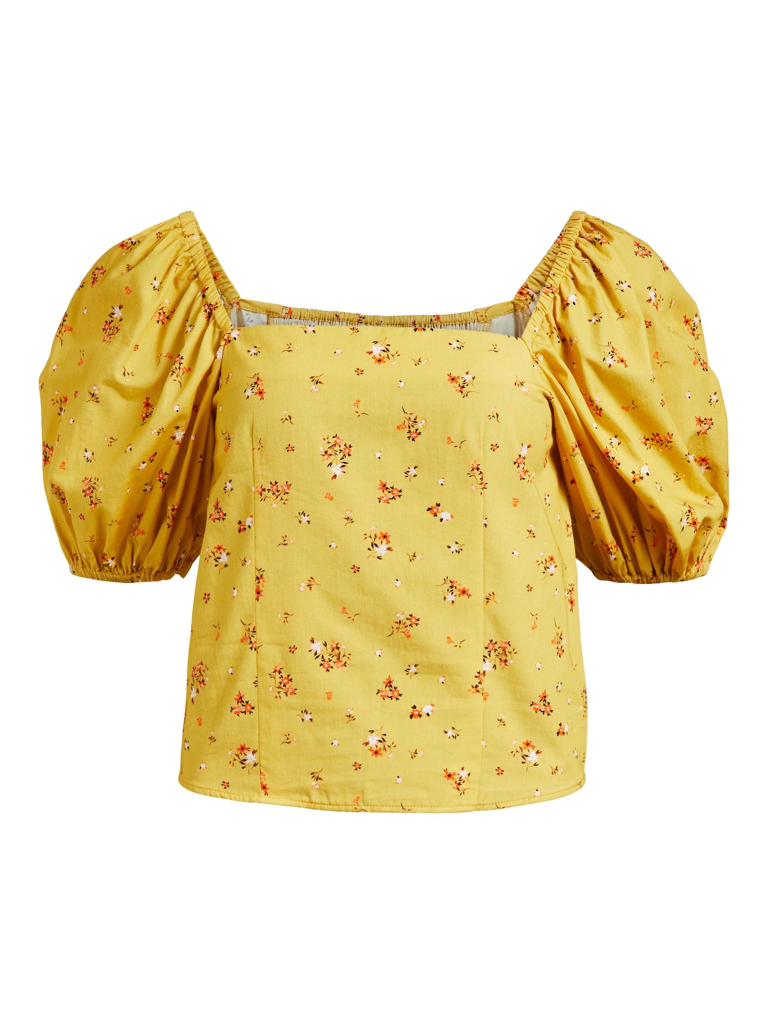 OBJECT Bluza 'Rose'  zlato-rumena / temno oranžna / bela