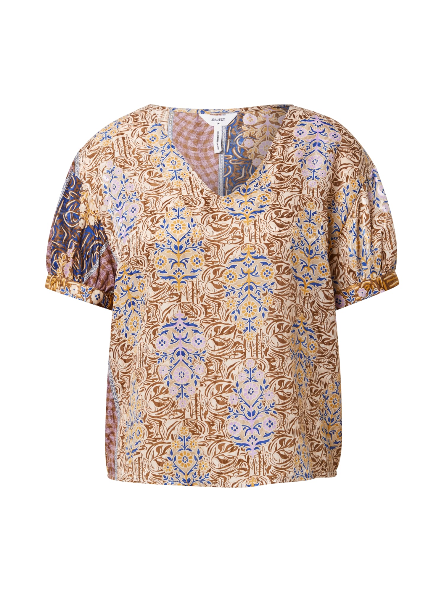 OBJECT Bluza 'SKYLAR'  modra / rjava / bela