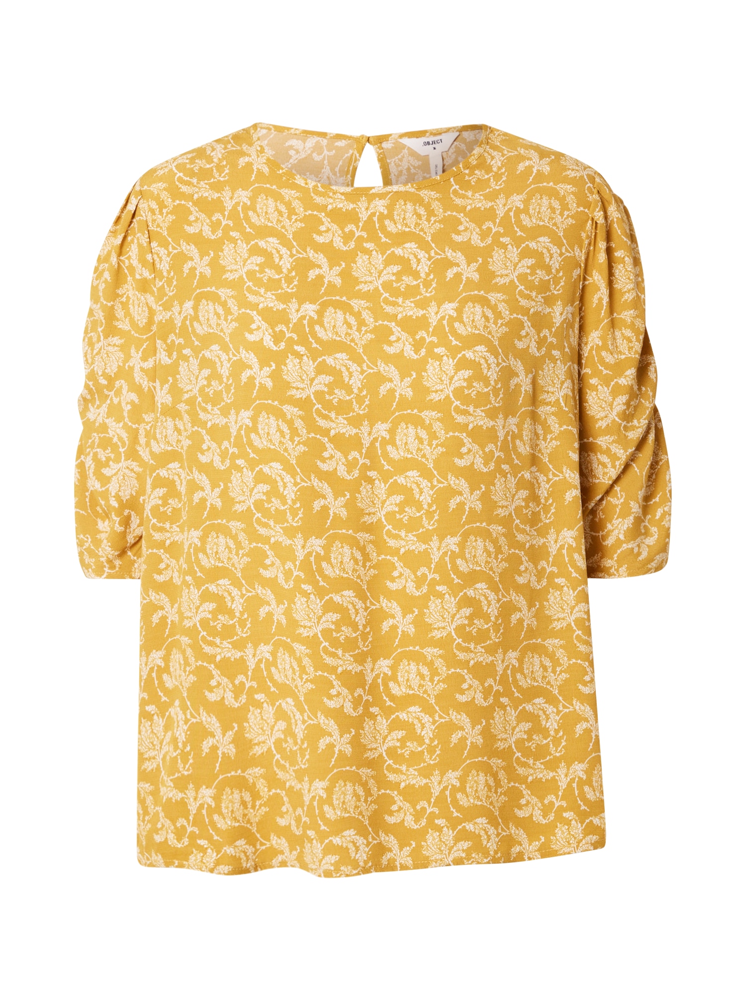 OBJECT Bluza 'SOPHIA'  zlato-rumena / bela