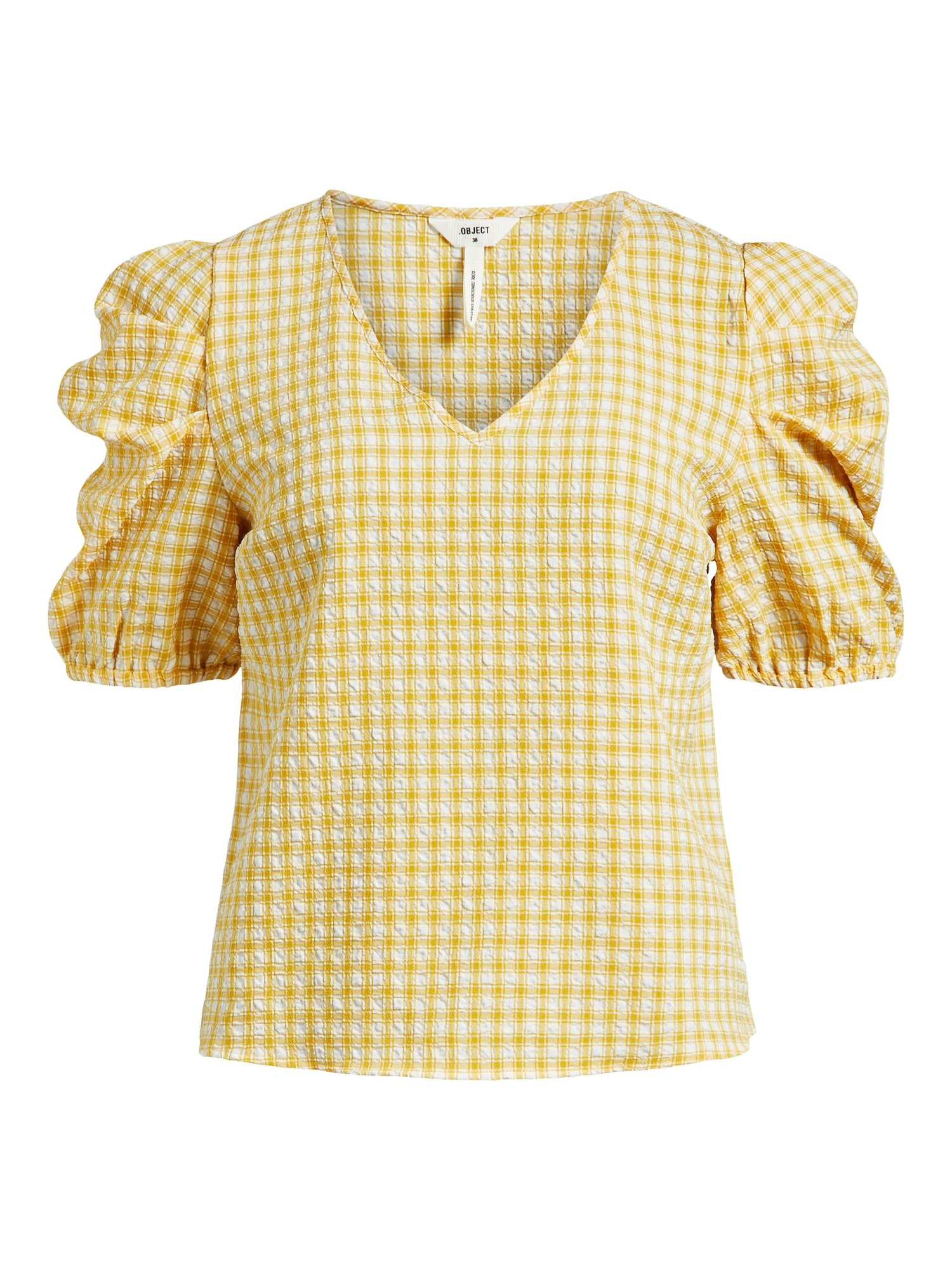 OBJECT Bluza 'Tamar'  rumena / bela