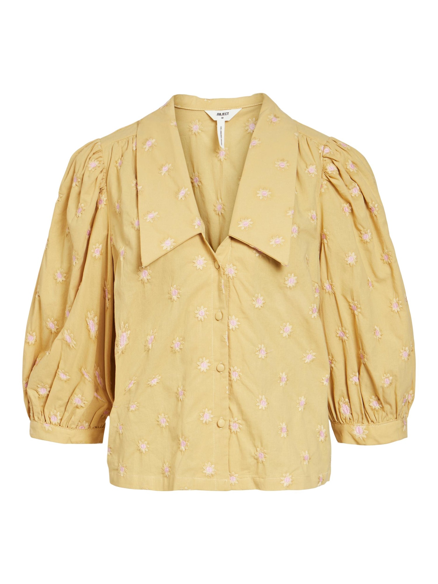 OBJECT Bluza 'Tammy'  pastelno rumena / pastelno roza