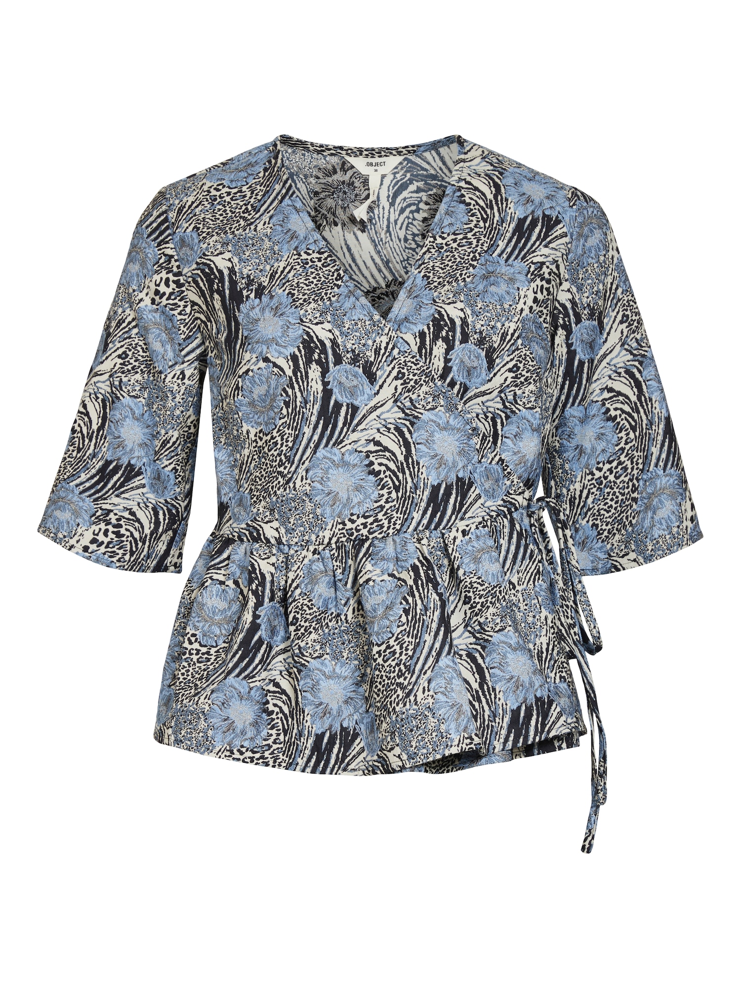 OBJECT Bluza  marine / progasto modra / siva / srebrno-siva