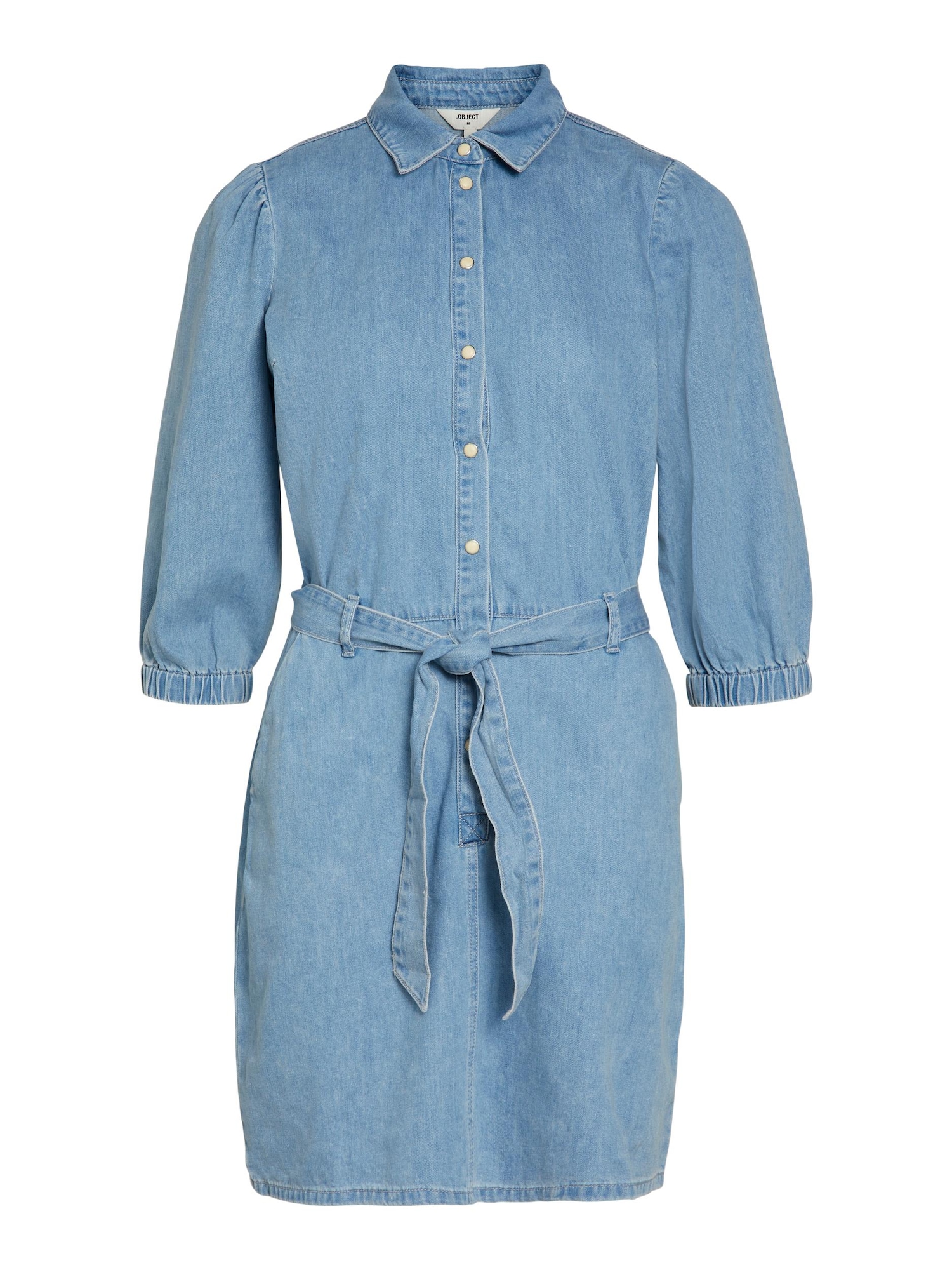 OBJECT Dolga srajca 'Norma'  moder denim