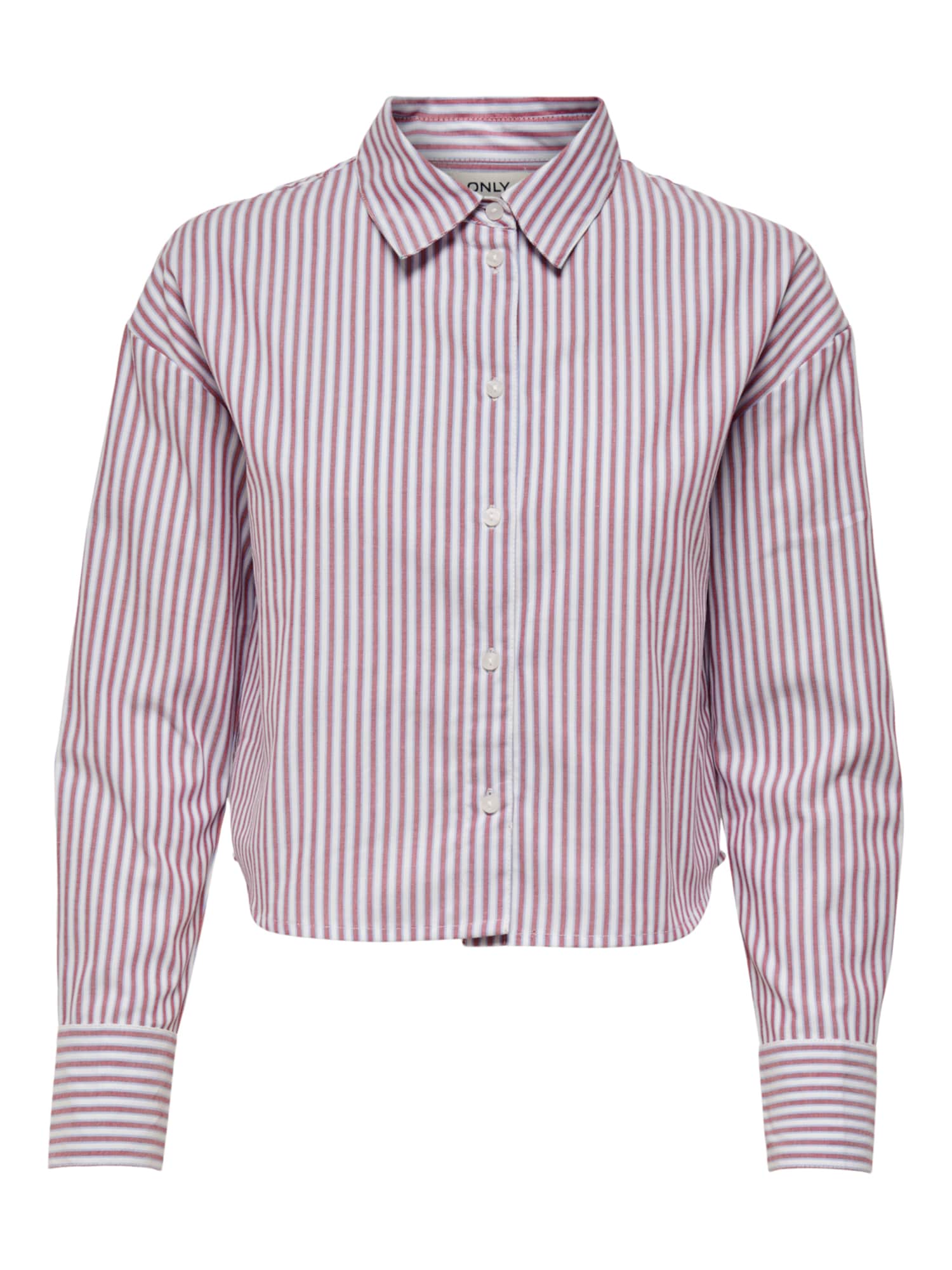 ONLY Bluza 'Kim'  svetlo modra / rosé / bela