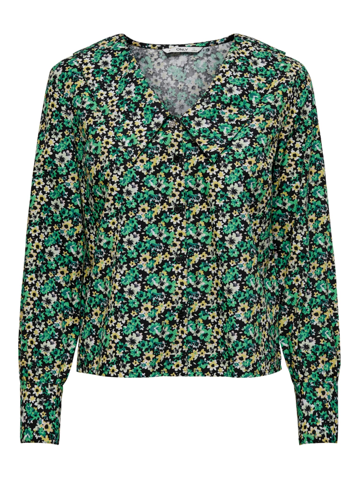 ONLY Bluza 'Riri'  rumena / zelena / črna