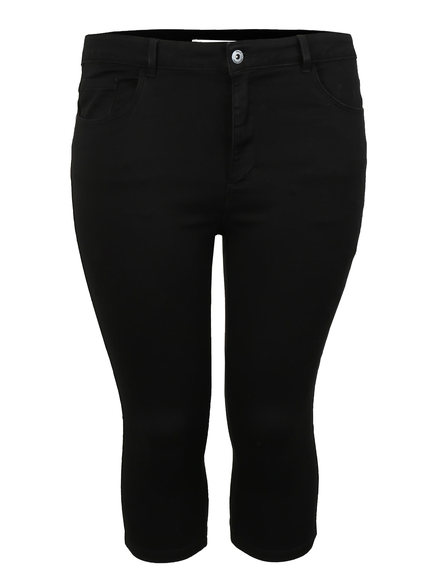 ONLY Carmakoma Kavbojke 'Augusta'  črn denim