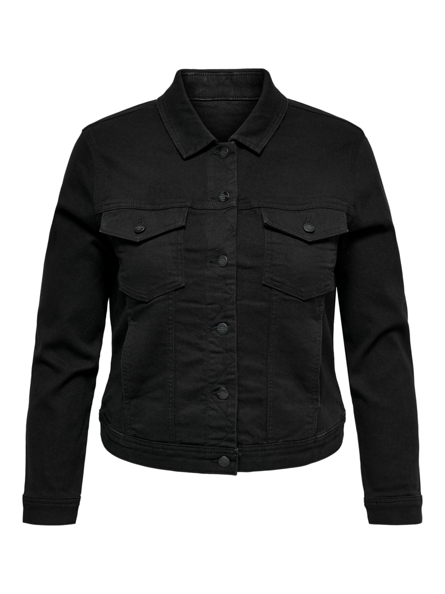 ONLY Carmakoma Prehodna jakna 'Wespa'  črn denim