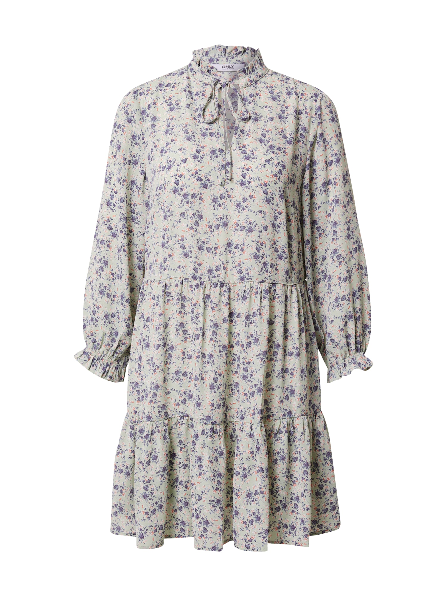 ONLY Dolga srajca 'CAROLINE'  bež / temno modra / pastelno zelena / losos