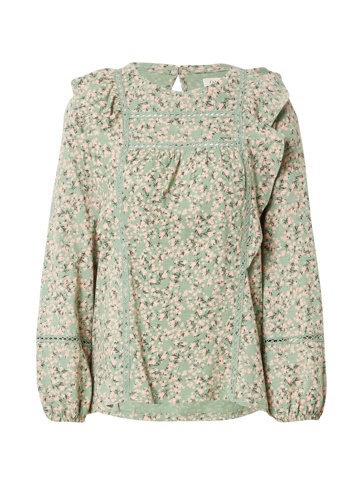 Oasis Bluza  pastelno zelena / mešane barve