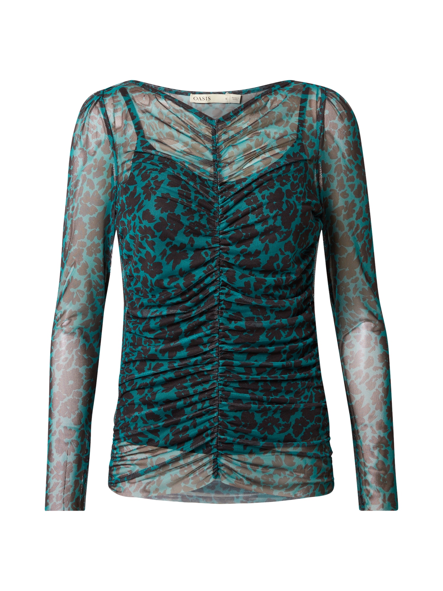 Oasis Bluza  žad / črna