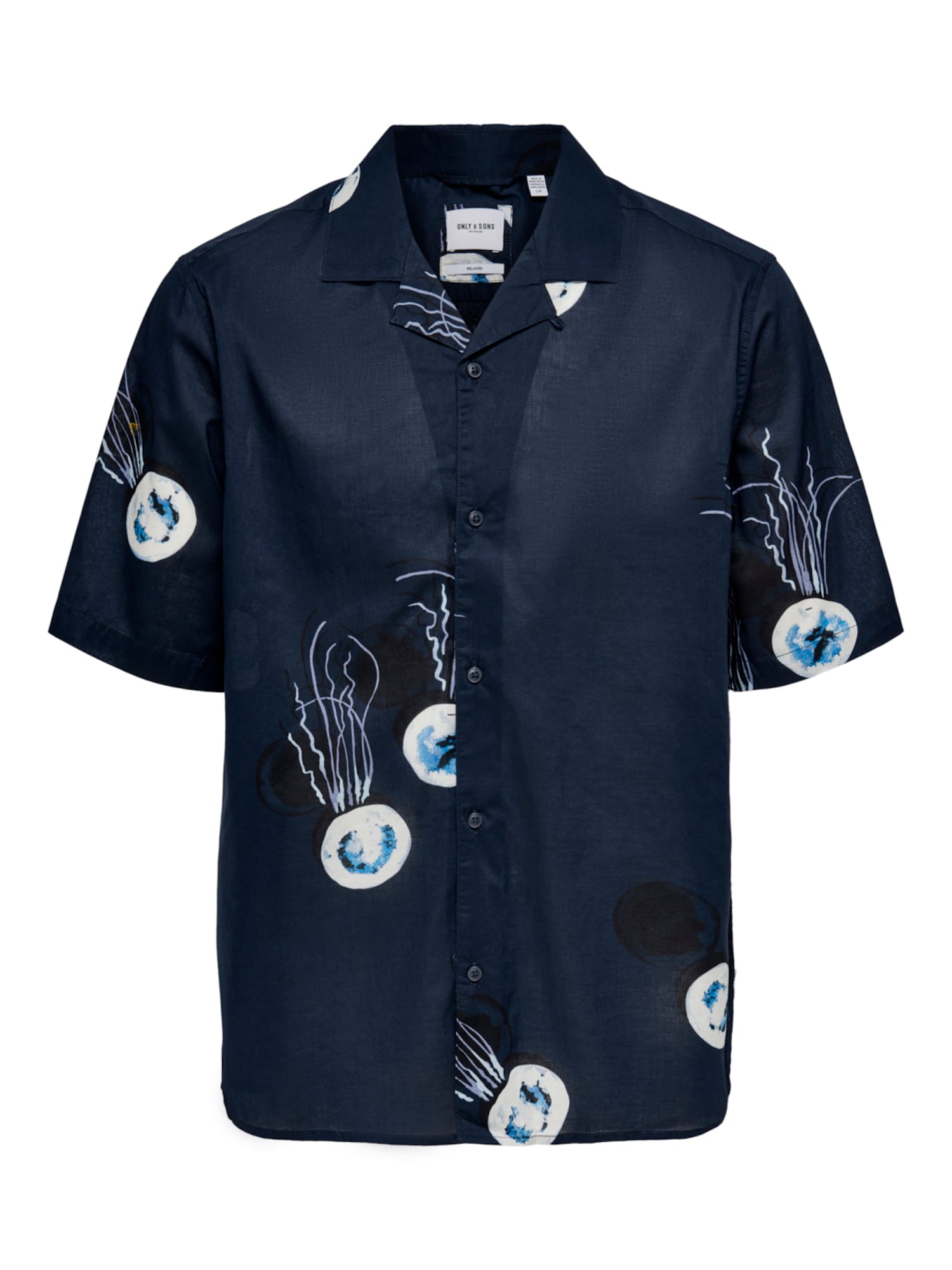 Only & Sons Srajca 'Keyo'  temno modra / bela