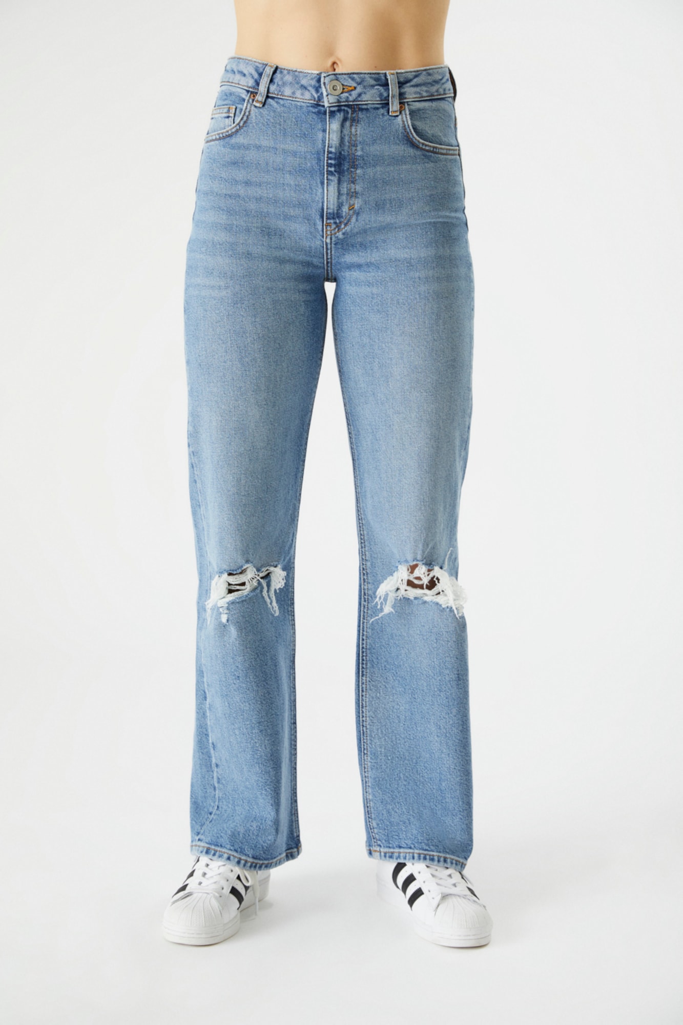 PIECES Kavbojke 'Holly'  moder denim