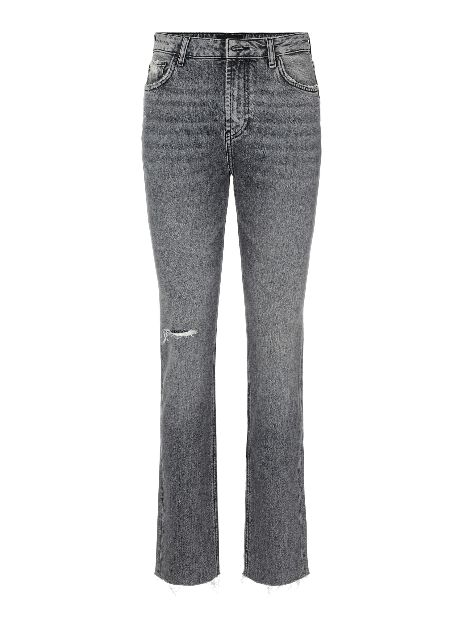 PIECES Kavbojke  siv denim