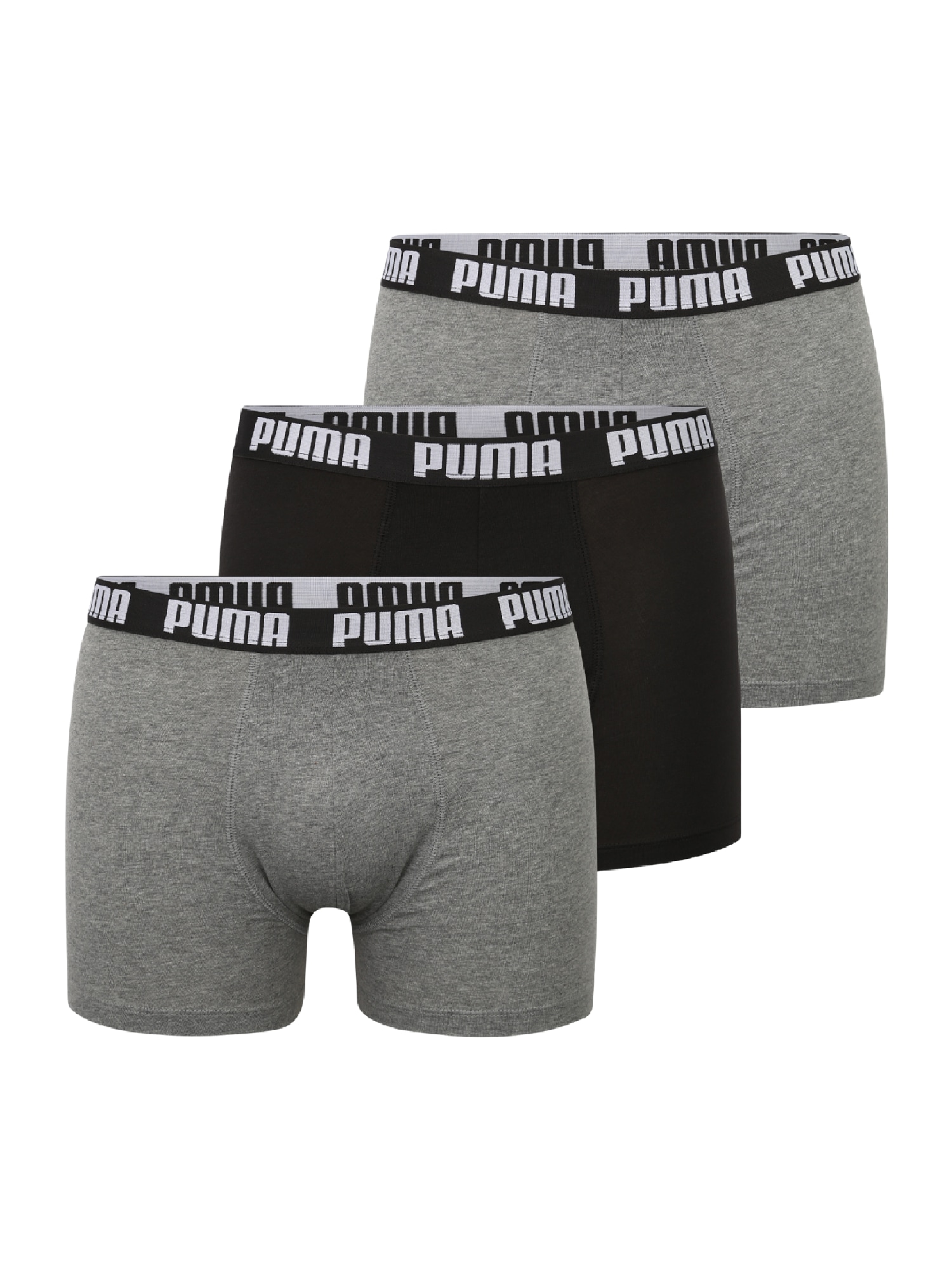 PUMA Boksarice  antracit / pegasto siva / bela