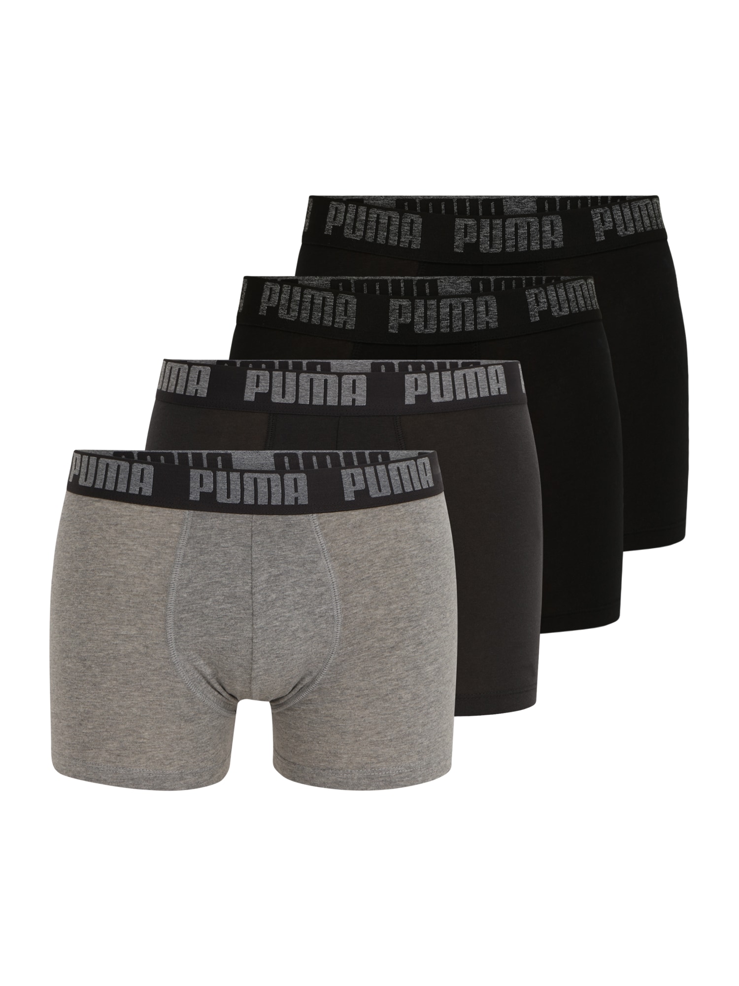 PUMA Boksarice  siva / svetlo siva / črna
