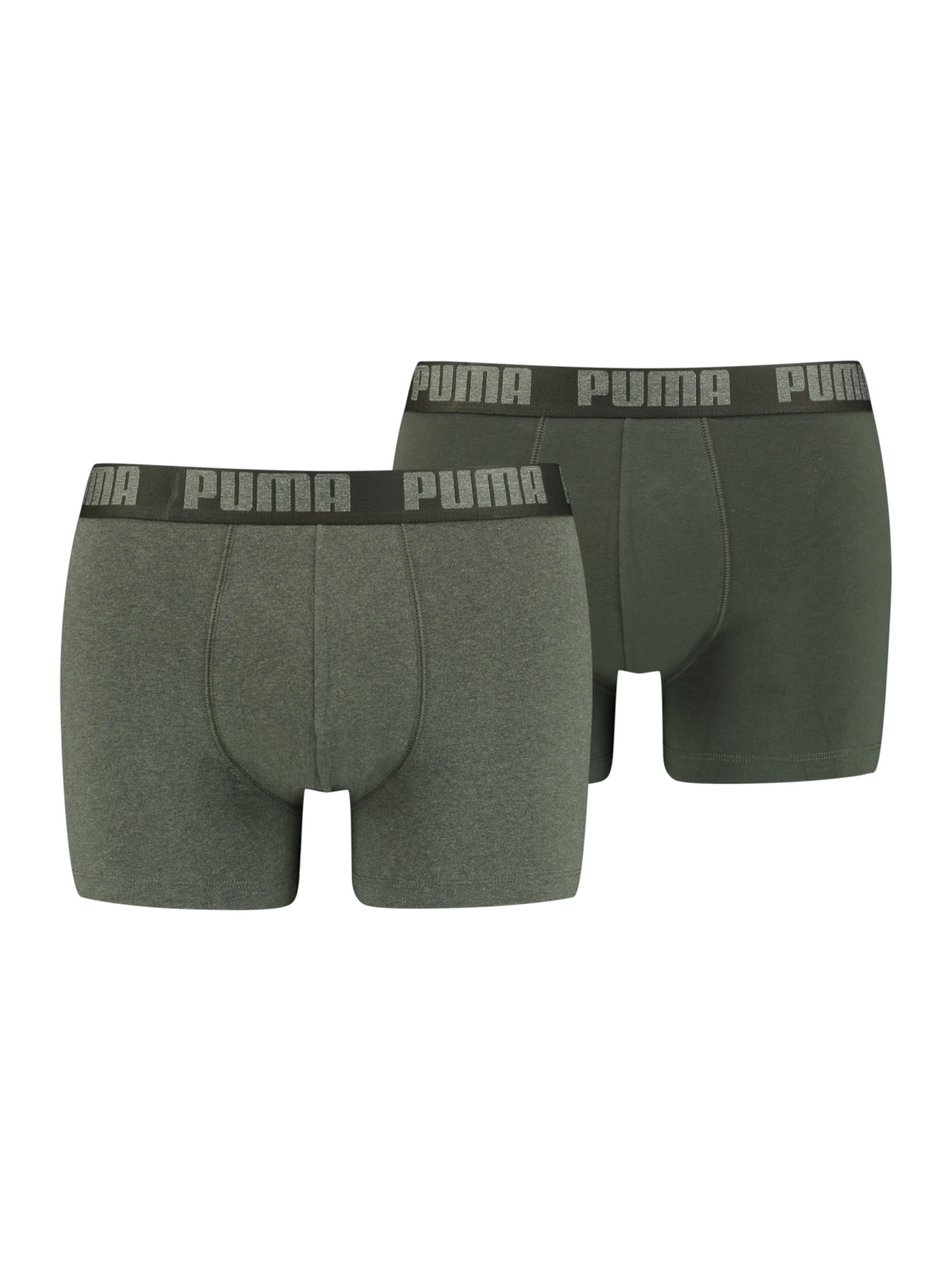 PUMA Boksarice  temno zelena / večbarvno zelena