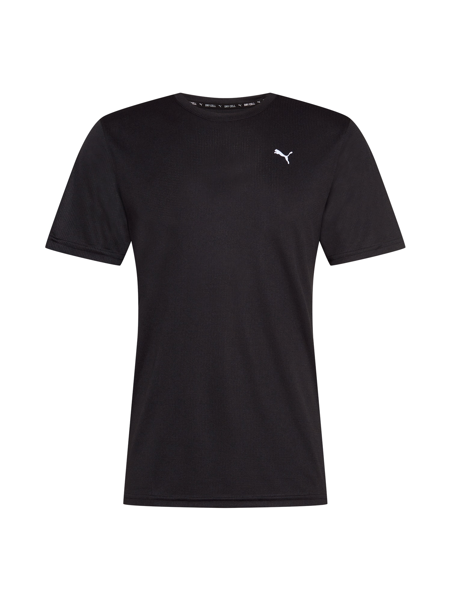 PUMA Funkcionalna majica  črna / bela