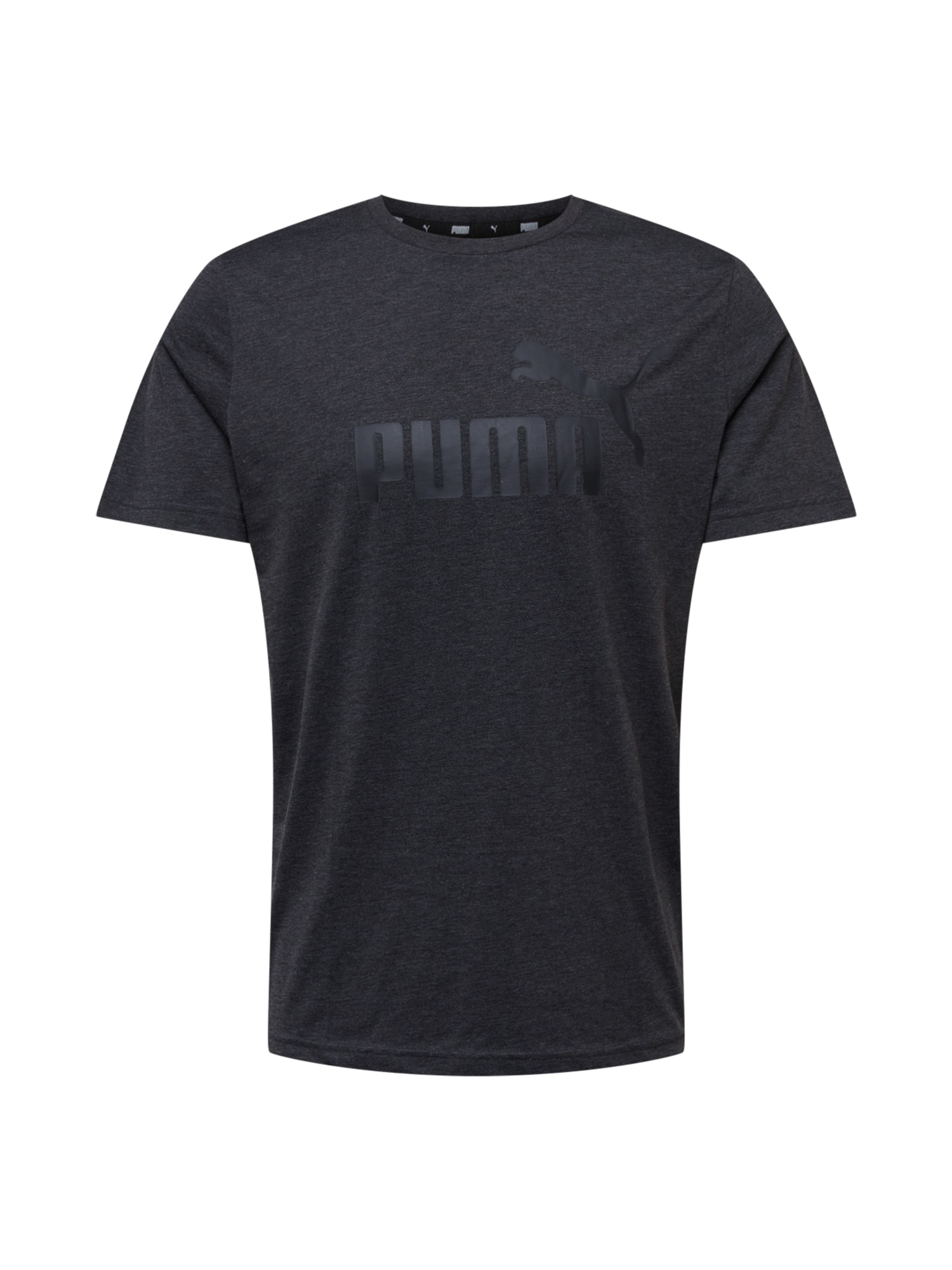 PUMA Funkcionalna majica  temno siva / črna