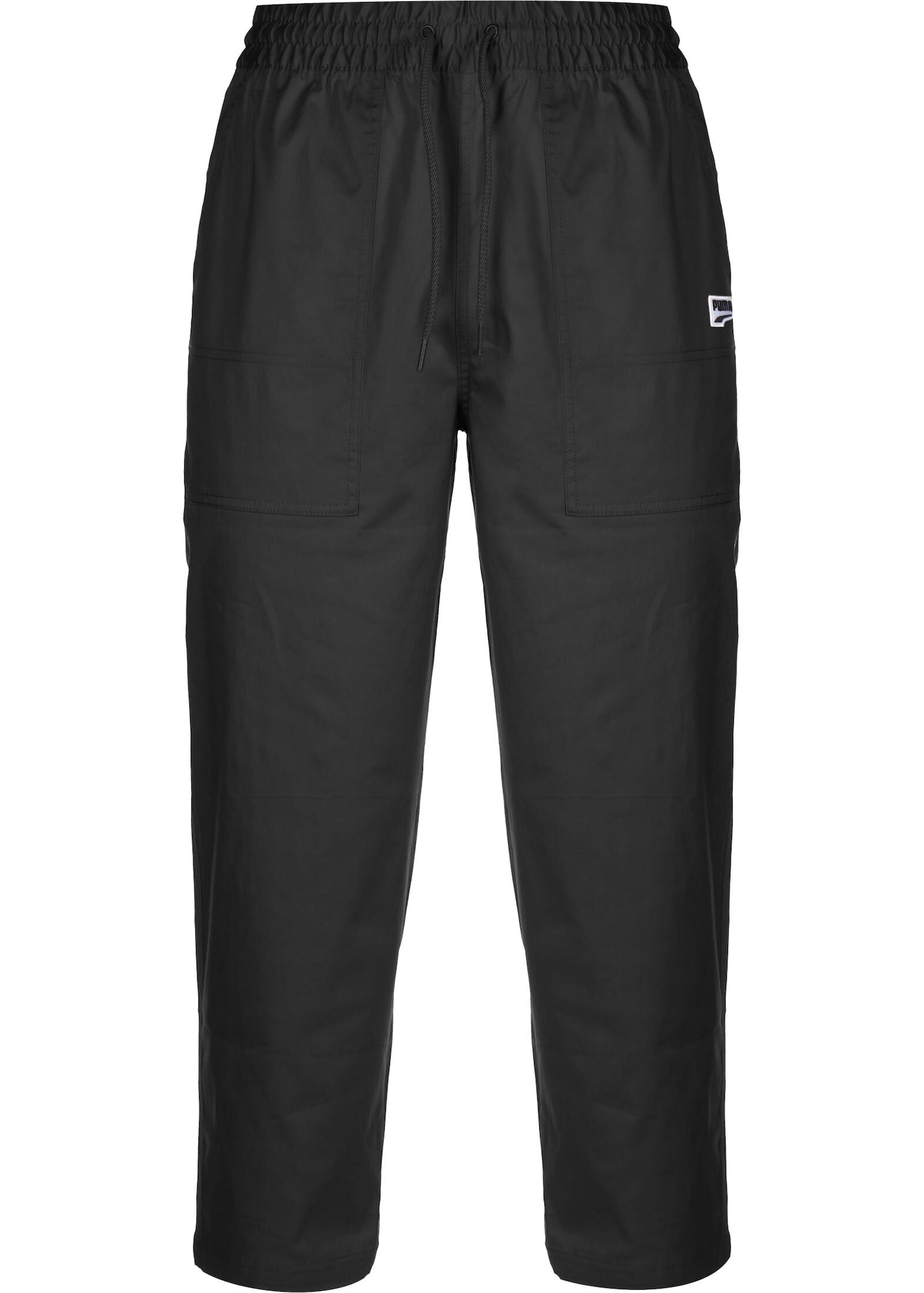 PUMA Hlače 'Downtown'  črna / bela