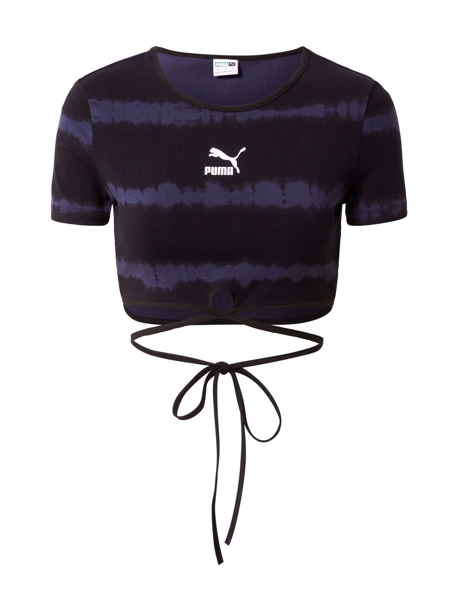 PUMA Majica  indigo / črna / bela