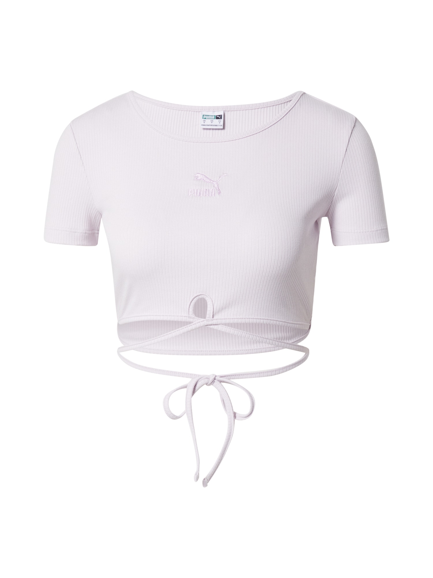 PUMA Majica  svetlo lila / bela