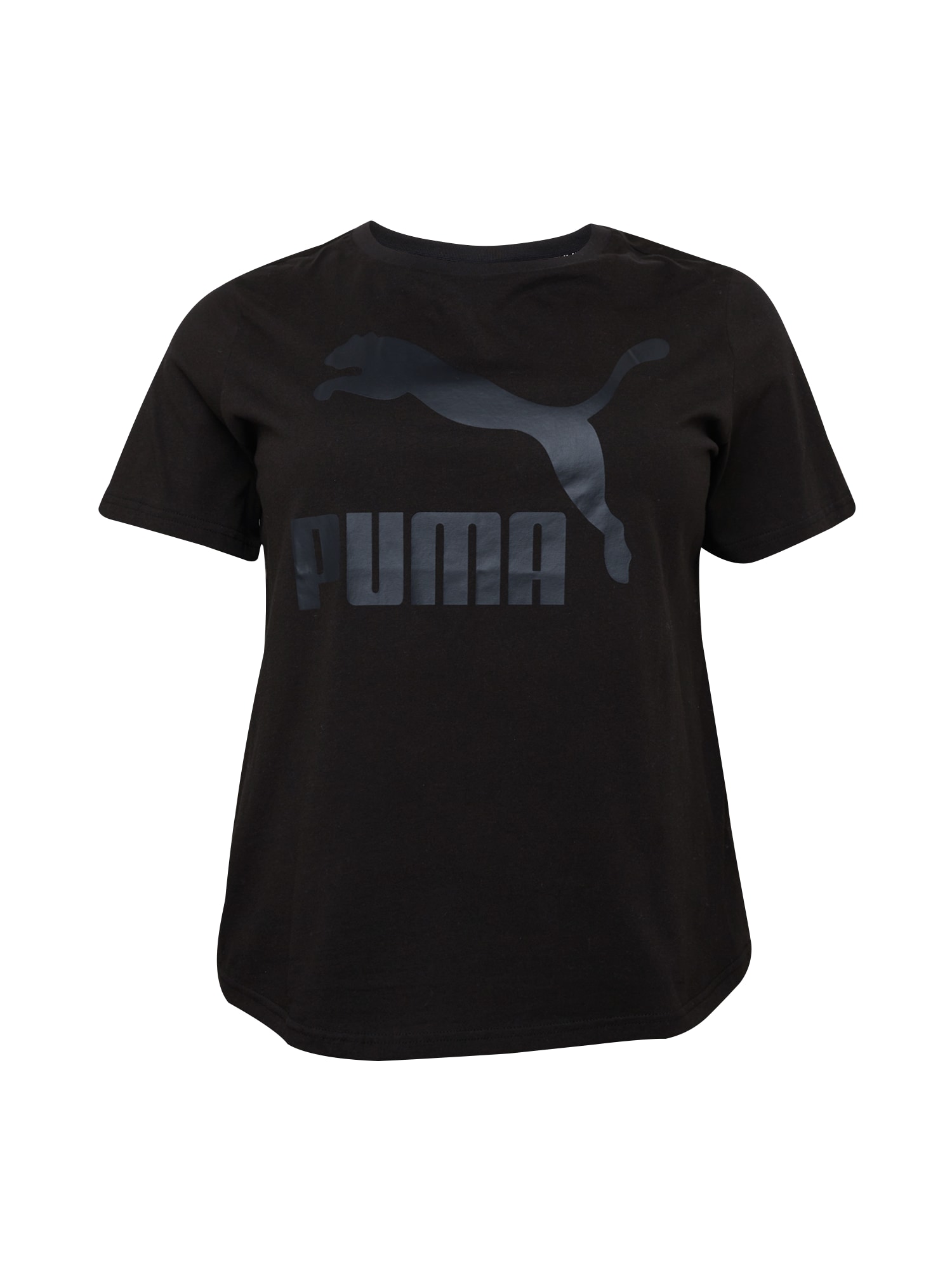 PUMA Majica  temno siva / črna