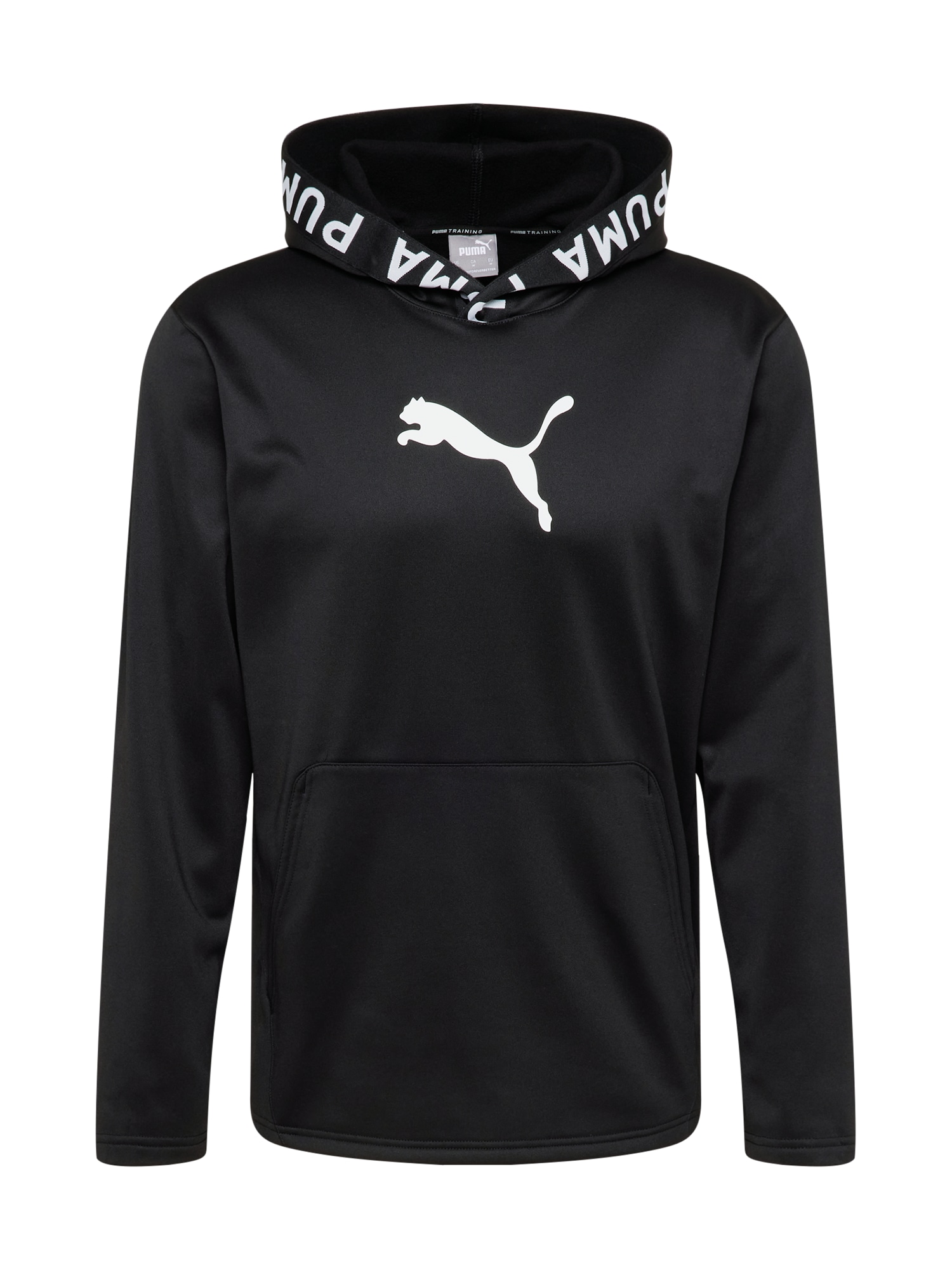 PUMA Športna majica  črna / bela