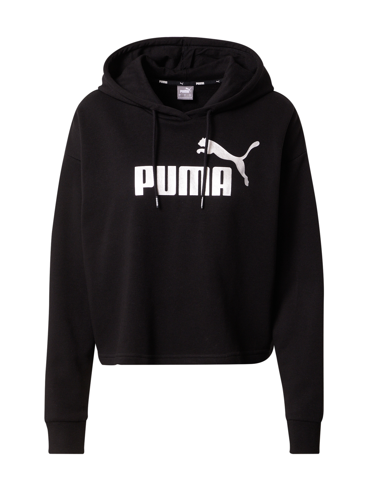 PUMA Športna majica  črna / bela