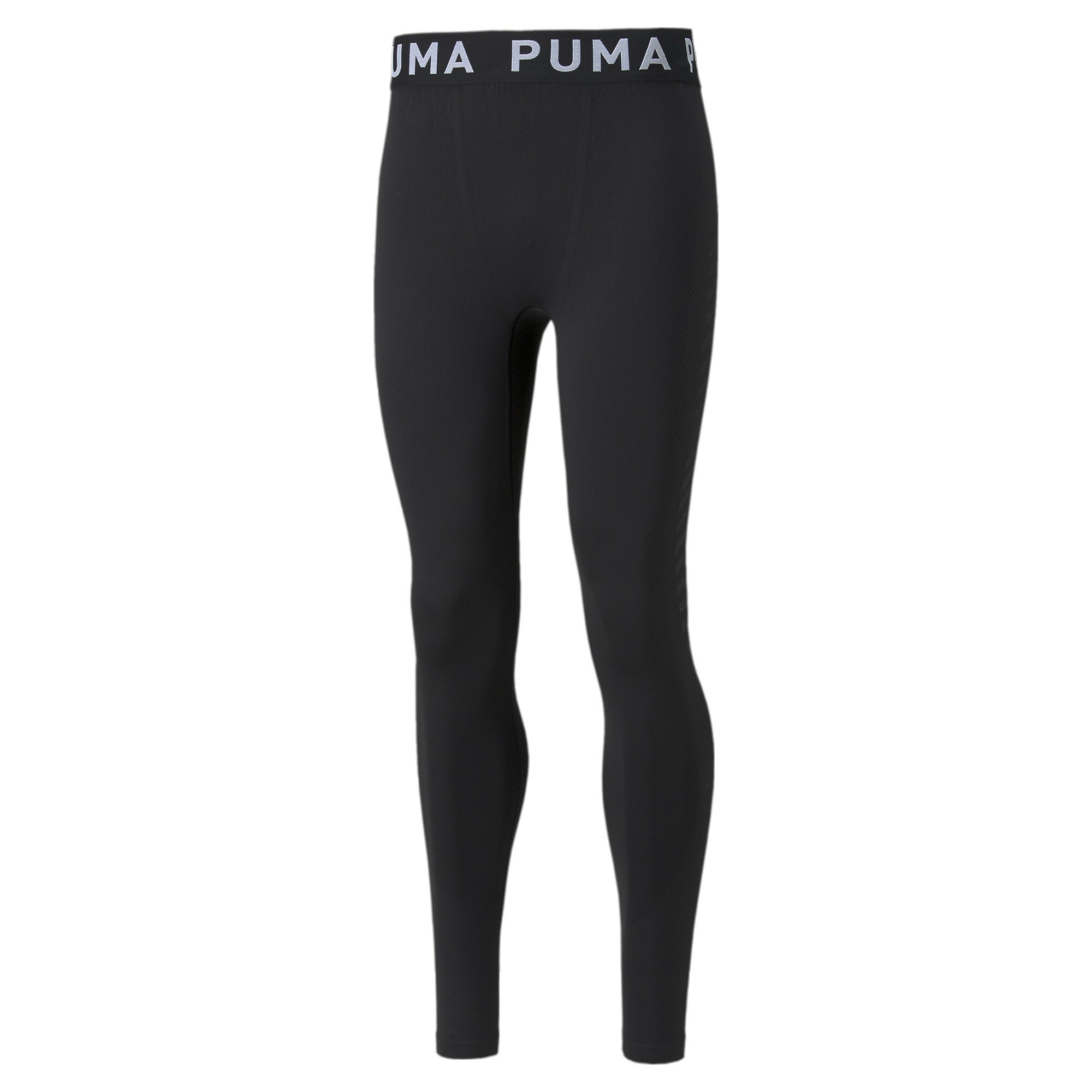 PUMA Športne hlače  črna / bela