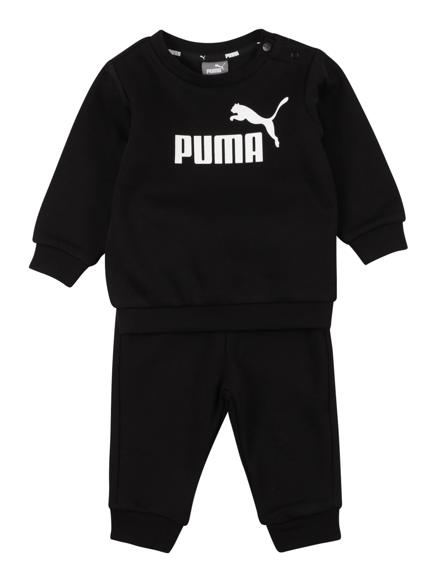 PUMA Trenirka za tek  črna / bela